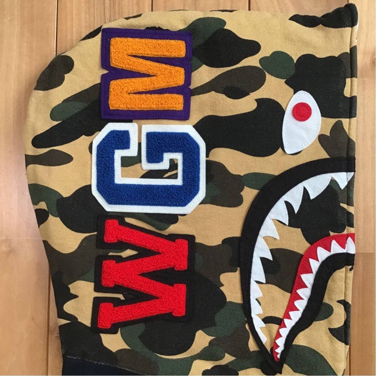 Bape BAPE logo shark full zip hoodie navy x 1st camo yellow APE Size US M / EU 48-50 / 2 - 5 Thumbnail