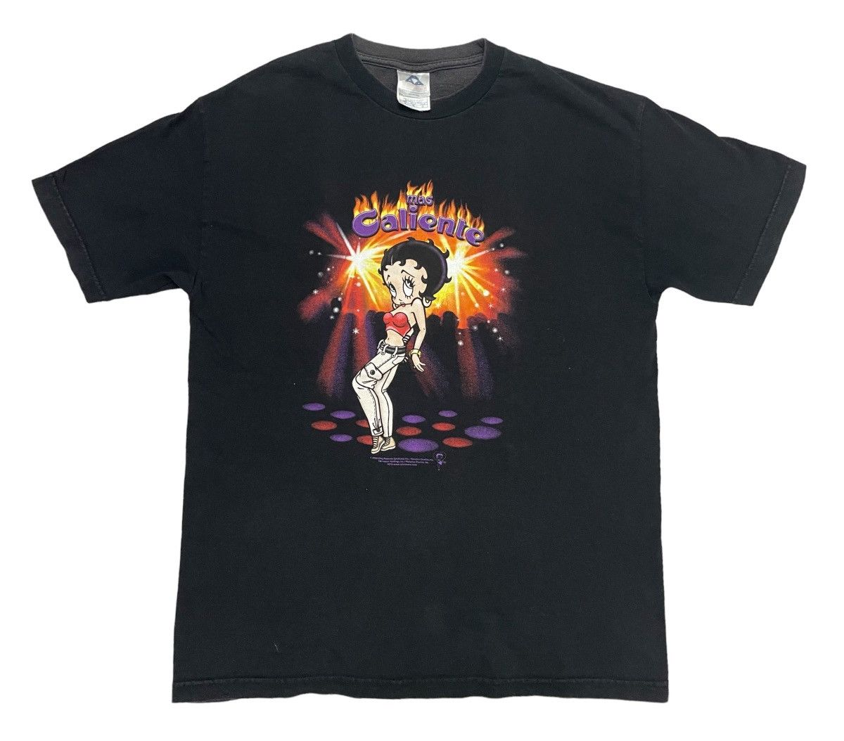 Anime × Vintage VINTAGE 2003 BETTY BOOP MAS CALIENTE TSHIRT FADED Size US L / EU 52-54 / 3 - 1 Thumbnail