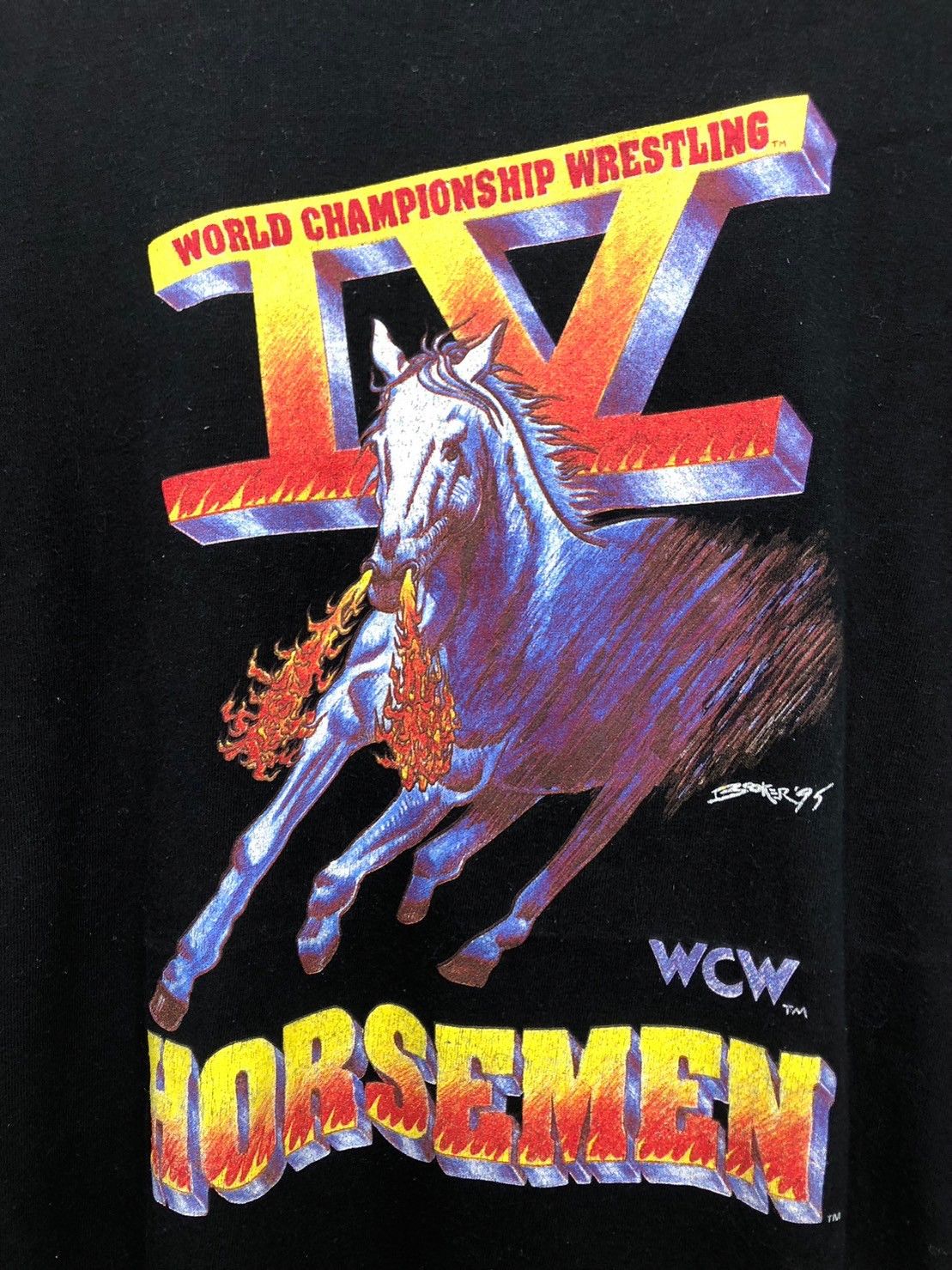 Vintage × WCW/nWo × WWE Vintage 90's Horsemen World Championship Wrestling wts01 Size US XL / EU 56 / 4 - 4 Thumbnail