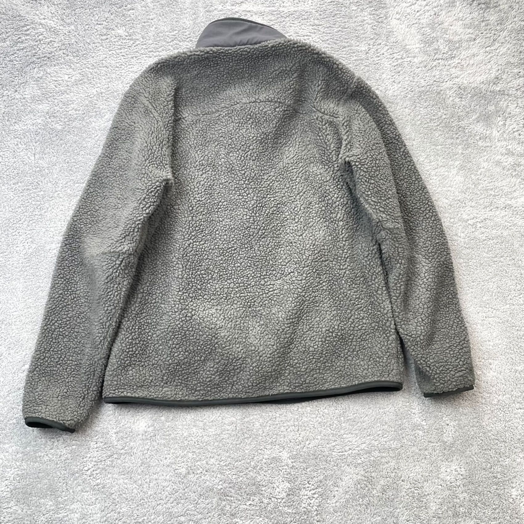 Vintage Hill City Jacket Mens Medium Gray Sherpa Coat Mock Neck Long Sleeve Quarter Zip City Style Size US M / EU 48-50 / 2 - 6 Thumbnail
