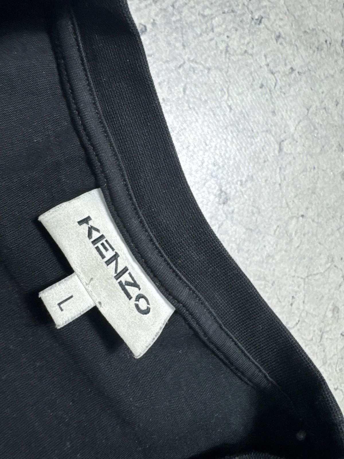 Kenzo Kenzo Paris Eye Big Logo Black T-Shirt Size L Size US L / EU 52-54 / 3 - 5 Thumbnail