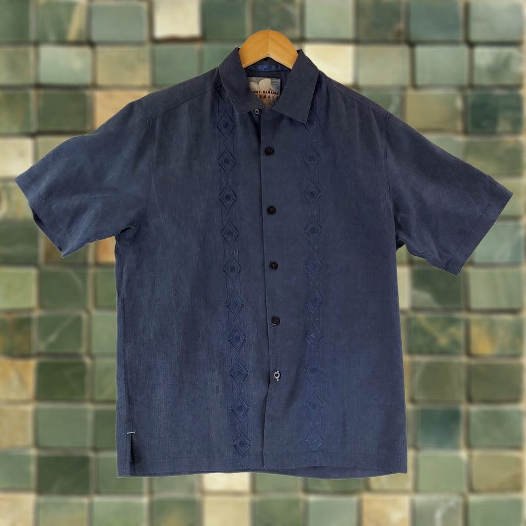 Tommy Bahama Tommy Bahama Shirt Kansas City Royals Baseball 100% Silk Blue Embroidered Mens S Shirt Size US S / EU 44-46 / 1 - 1 Thumbnail