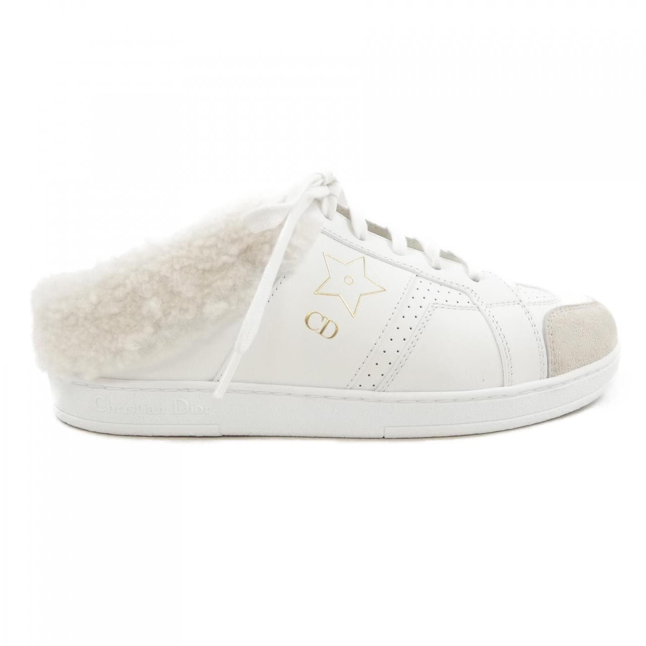 Dior Dior Christian Dior KCK369VES Calfskin Lamb Shearling Sneaker Leather Shoes KCK369VES DUTY FREE for USA Size ONE SIZE - 1 Thumbnail