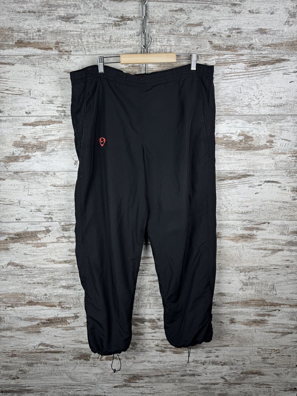 Nike Mens Vintage Nike black nylon sweatpants pants drill Size US 34 / EU 50 - 1 Thumbnail