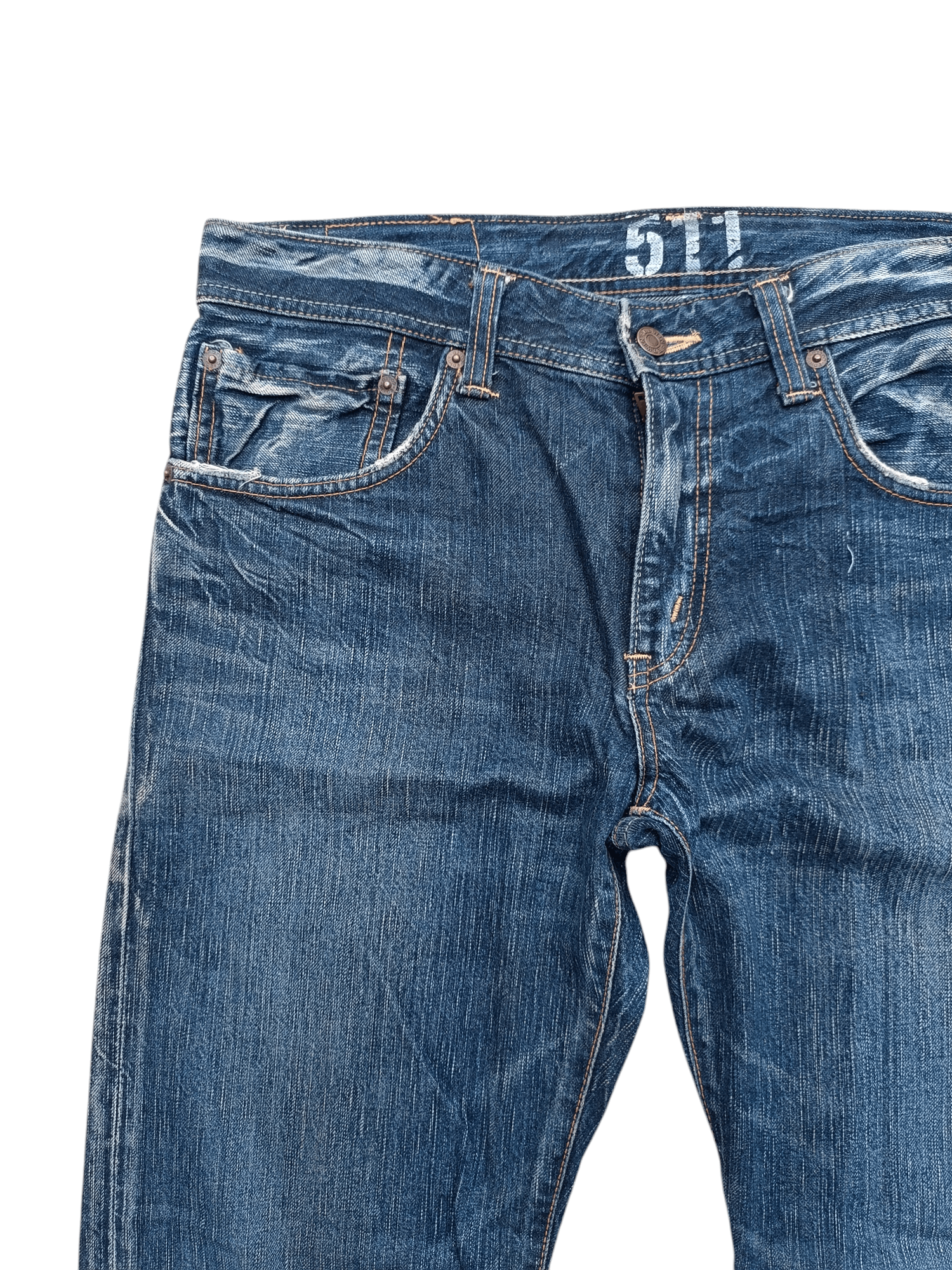 Edwin × Japanese Brand Flare💥Vintage 511 RV Edwin Japan Denim Size US 34 / EU 50 - 15 Thumbnail