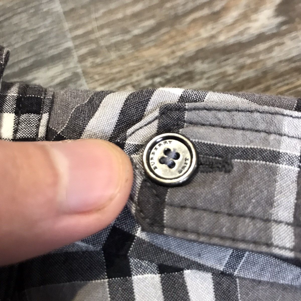 Burberry × Vintage Burberry Brit Shirt Nova Check Longsleeve Shirt Vintage Size US S / EU 44-46 / 1 - 7 Thumbnail