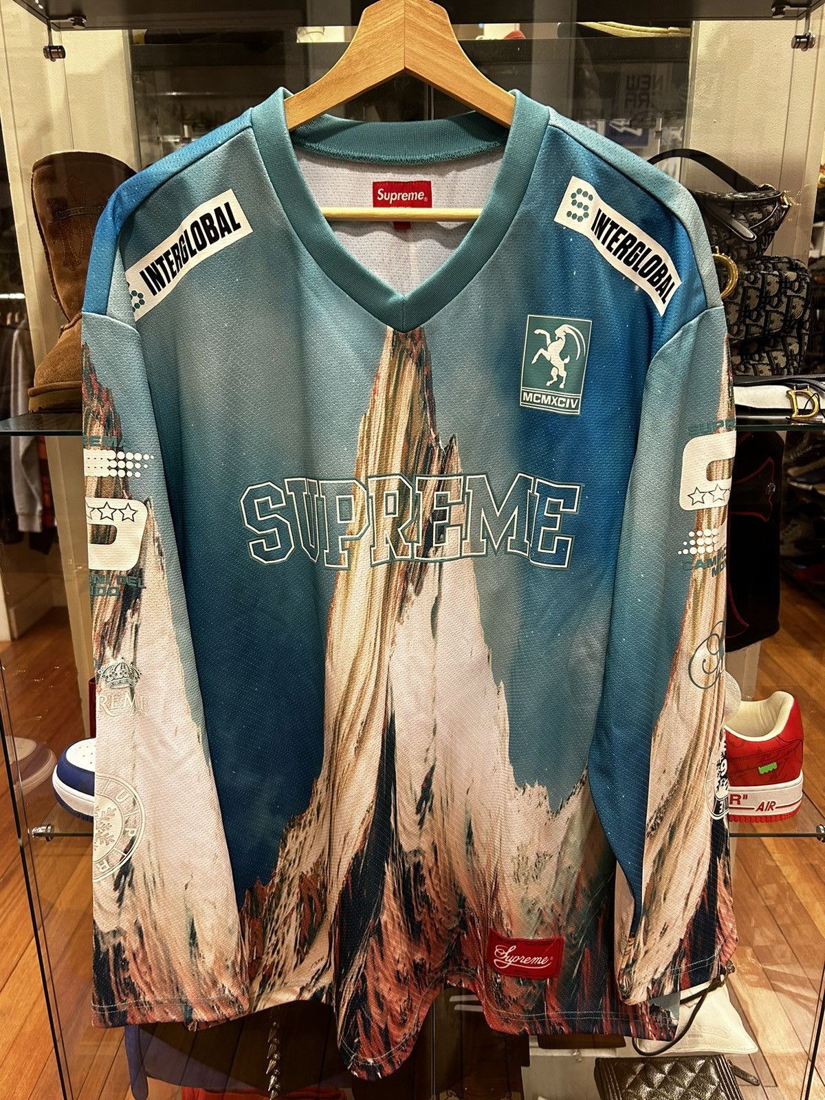 Supreme Supreme Mountain Hockey Jersey | Grailed