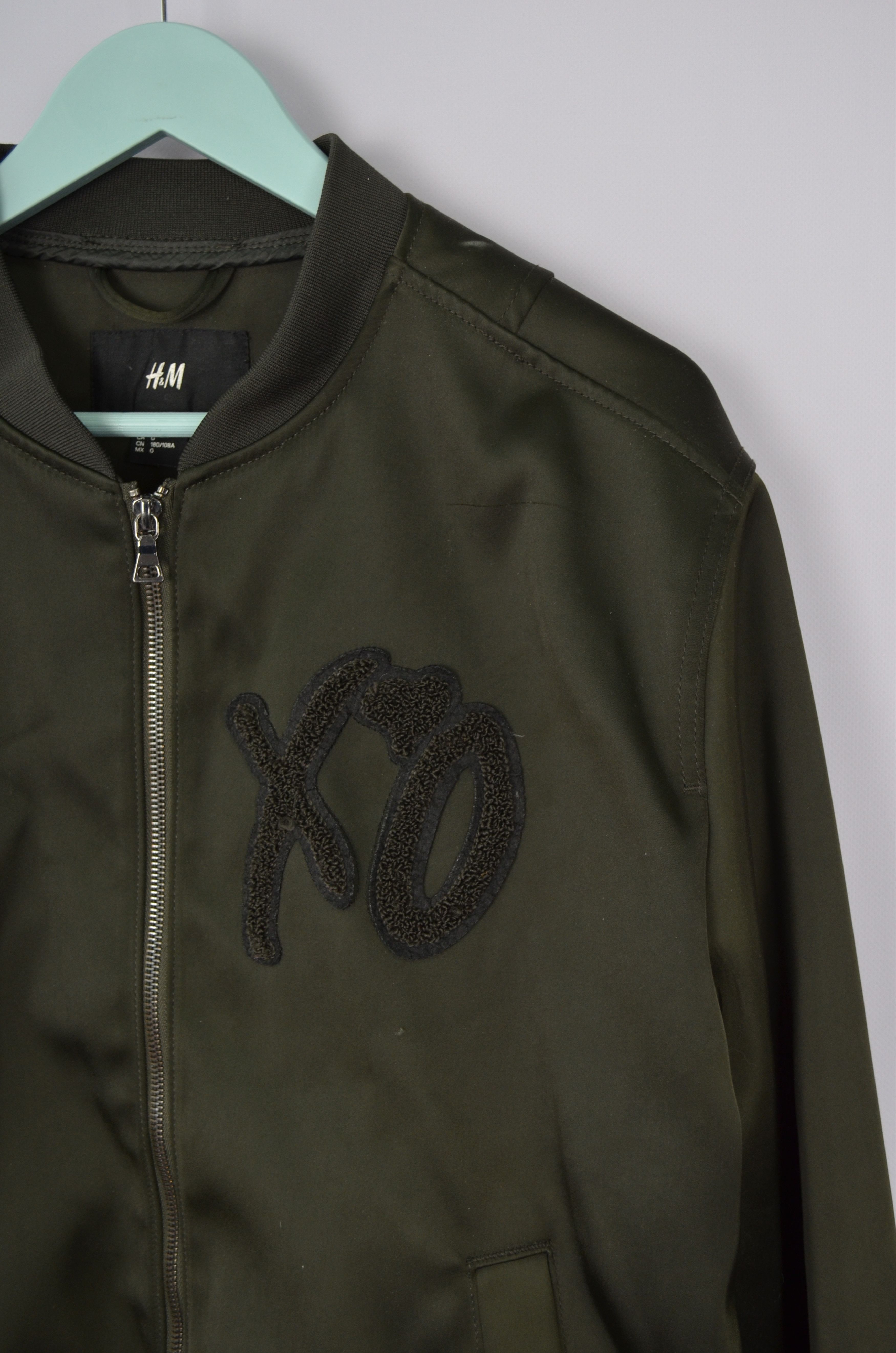 Designer × H&M × XO H&M XO Green Bomber Jacket Full Zip Size L Designer Size US L / EU 52-54 / 3 - 3 Thumbnail