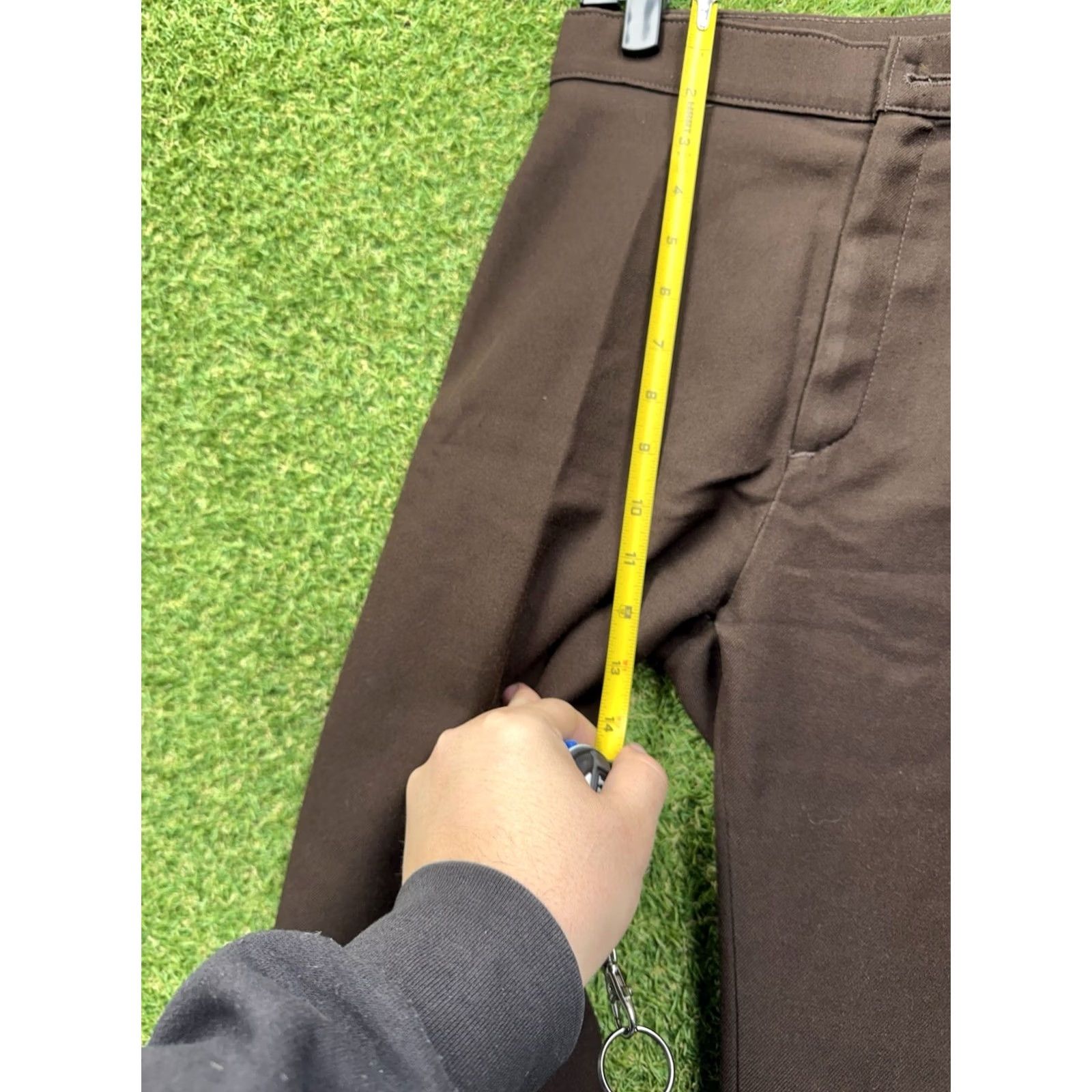Levi's Vintage Levi's Pants Womens 10 Wide Leg Slacks Brown Pleated 1970s Polyester Inseam 32 Waist 25 Decade 1970s Mens Womens Girls Boys Size 32" / US 10 / IT 46 - 6 Thumbnail