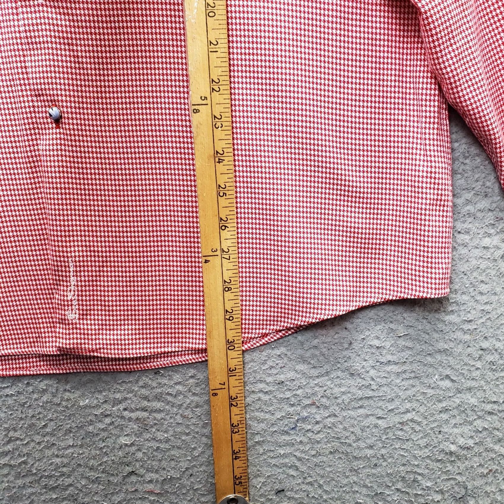 Ben Sherman Ben Sherman Mens Dress Shirt 16.5 Houndstooth Multicolor Long Sleeve Button Up Size 46R - 3 Thumbnail