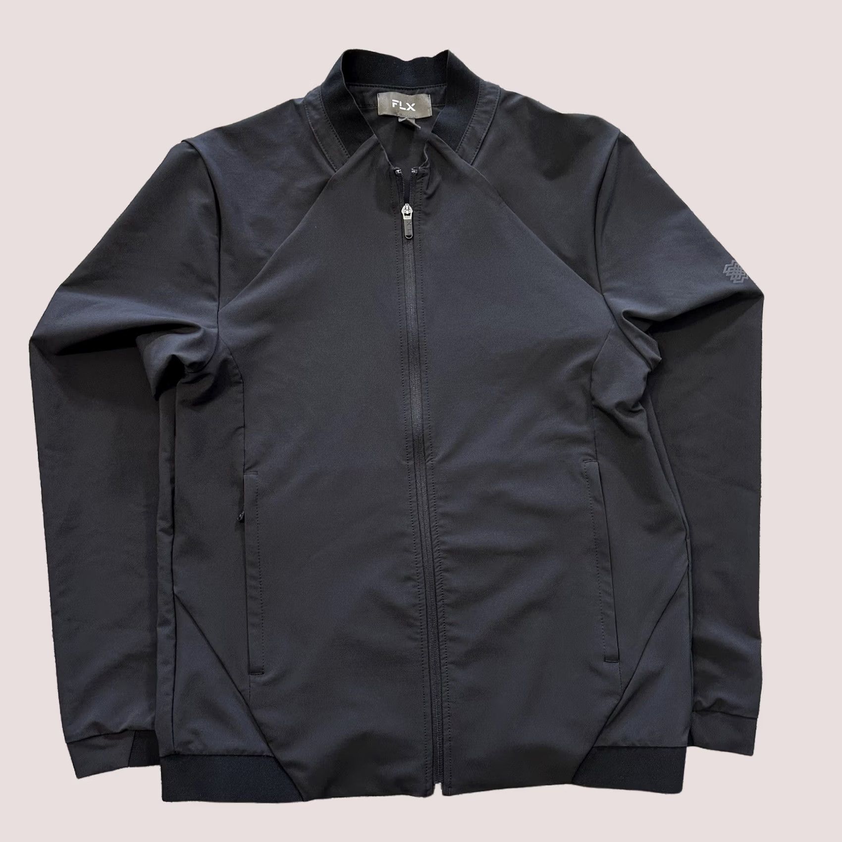 Vintage FLX Jacket Mens S Black Full Zip Lightweight Bomber Jacket - Casual Active Outerwear (Athletic Fit) Size US S / EU 44-46 / 1 - 1 Thumbnail