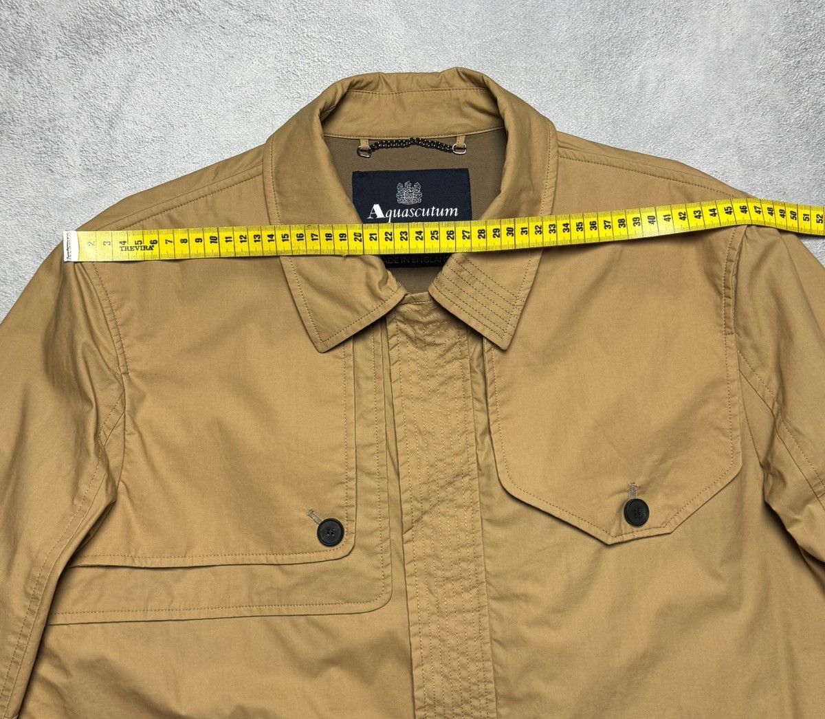 Aquascutum Aquascutum Camel Cotton Quilted Jacket Coat Lampo Size US L / EU 52-54 / 3 - 20 Thumbnail