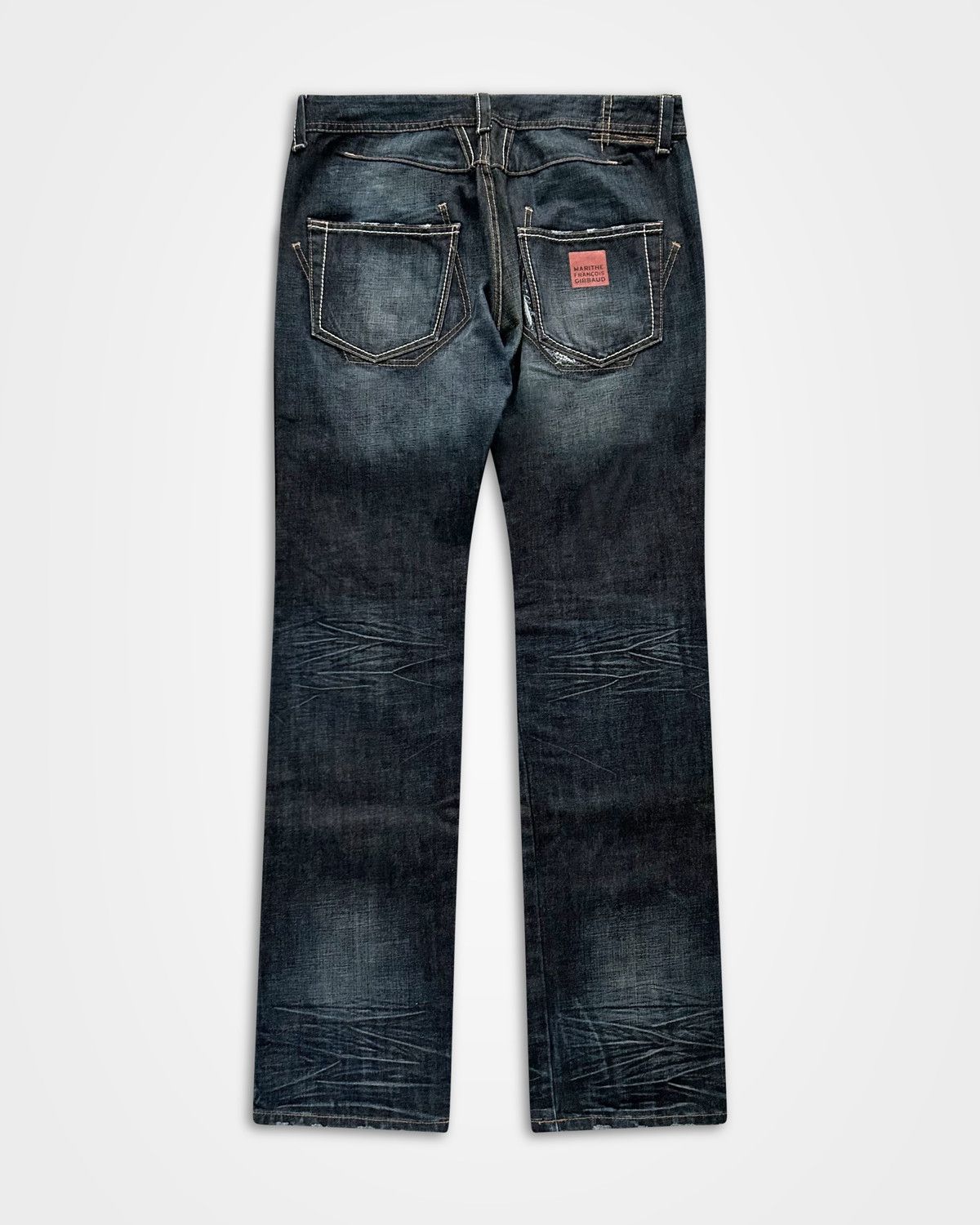 Marithe + Francois Girbaud Marithe Francois Girbaud, Deconstructed Underwear Jeans Size US 34 / EU 50 - 2 Thumbnail