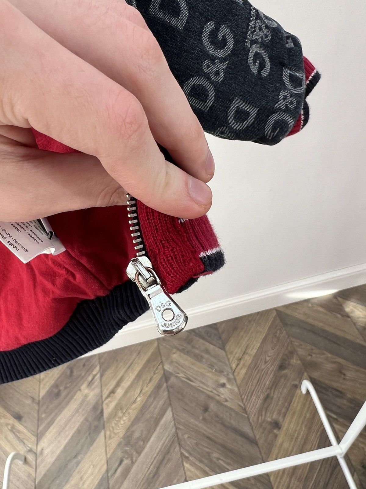 Dolce & Gabbana Vintage Dolce & Gabbana Junior Zip Over Print Hoodie Size US XXS / EU 40 - 13 Thumbnail