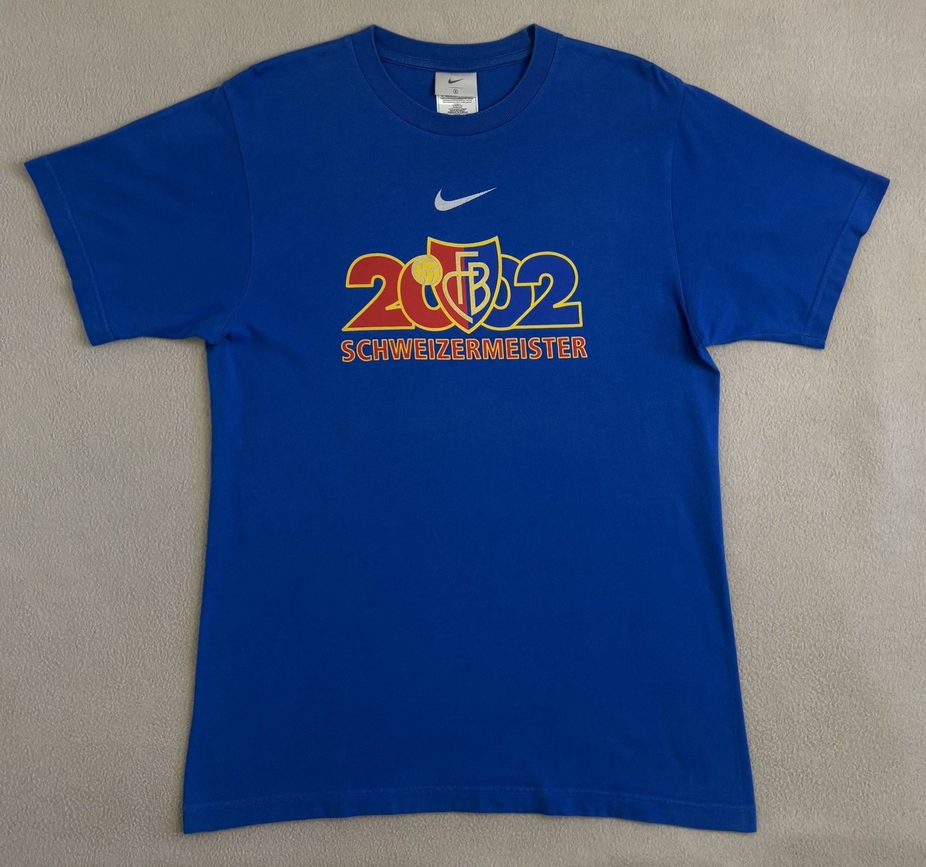 Nike FC Basel 2002 Nike T-Shirt Size S Size US S / EU 44-46 / 1 - 5 Thumbnail