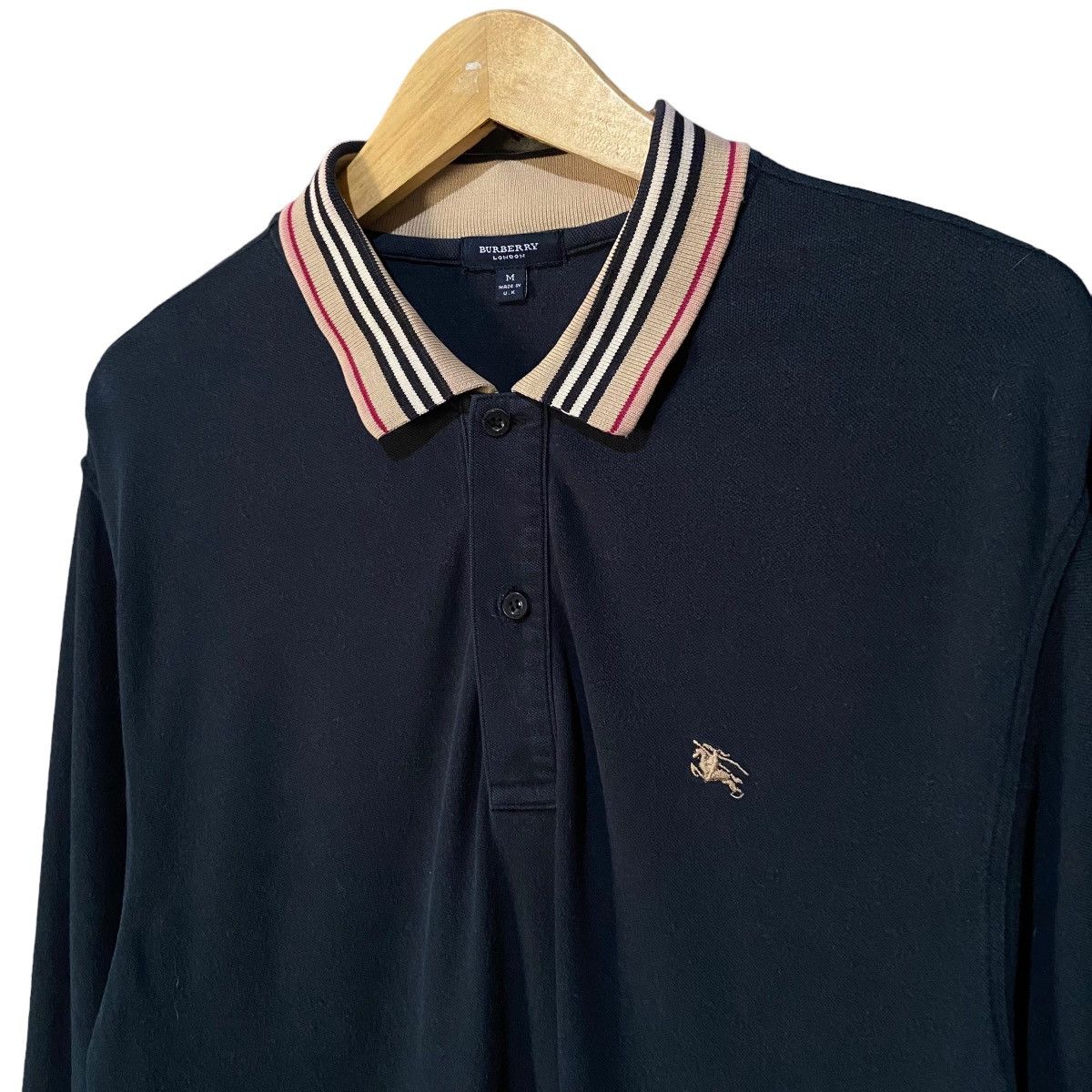 Burberry Burberry Longsleeve Polo Size US M / EU 48-50 / 2 - 4 Thumbnail