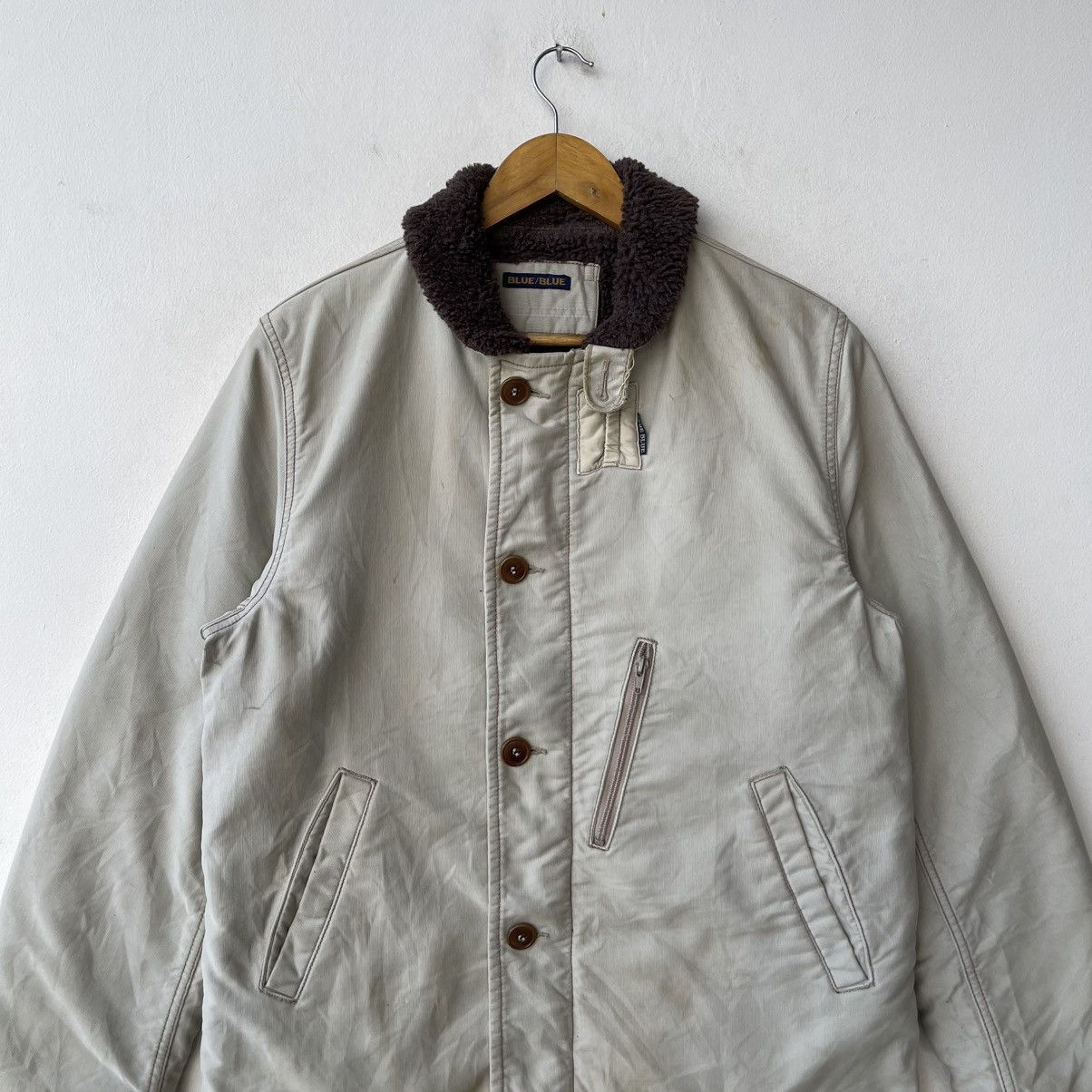 Buzz Rickson's Vintage BLUE BLUE Japan N-1 Deck Jacket Size US M / EU 48-50 / 2 - 5 Thumbnail