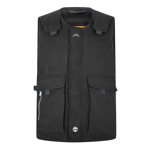 image of A Cold Wall O1G2R1Mq0524 Gilet In Black, Men's (Size Medium)