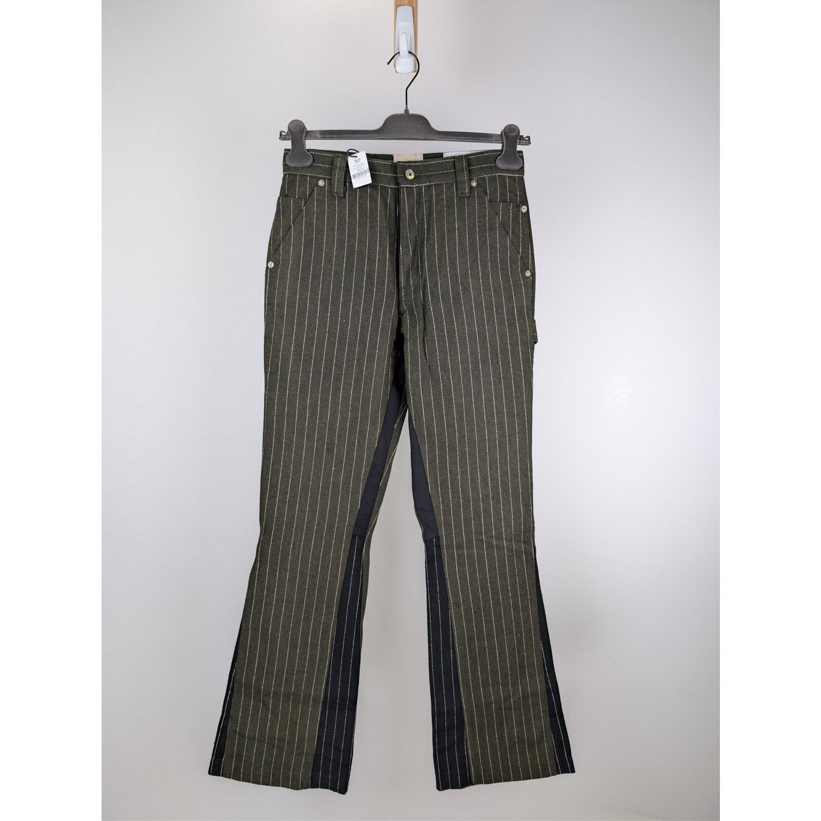 Gallery Dept. o1rshd1 Pinstripe Business Carpenter Flare Pants olive green Size US 38 / EU 54 - 9 Thumbnail