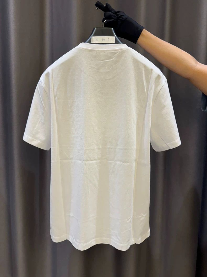 Loewe LOEWE Solid raised round neck T-shirt Size US M / EU 48-50 / 2 - 2 Thumbnail
