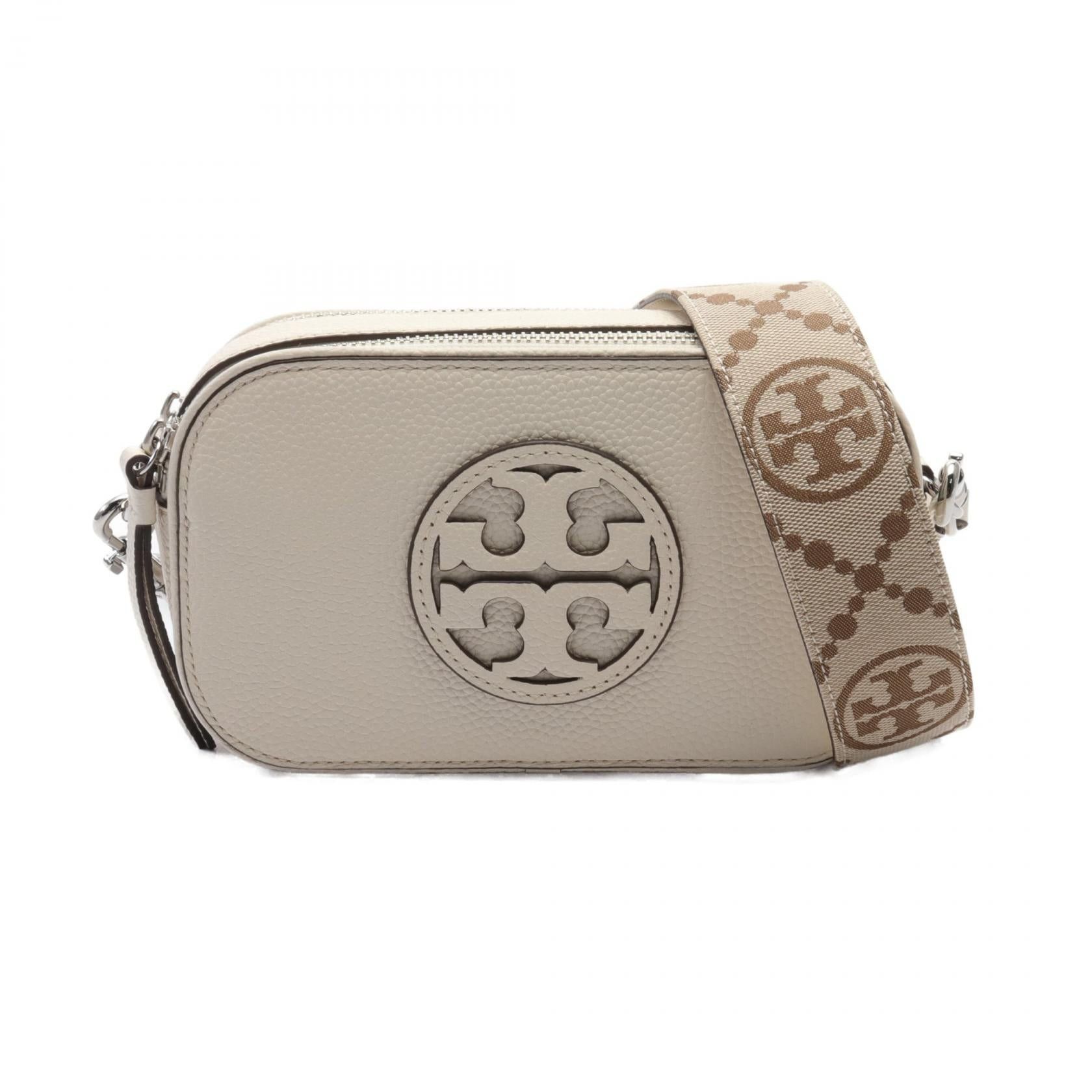 Tory Burch Tory Burch Mirror Mini Crossbody Shoulder Bag Leather White Size ONE SIZE - 1 Thumbnail