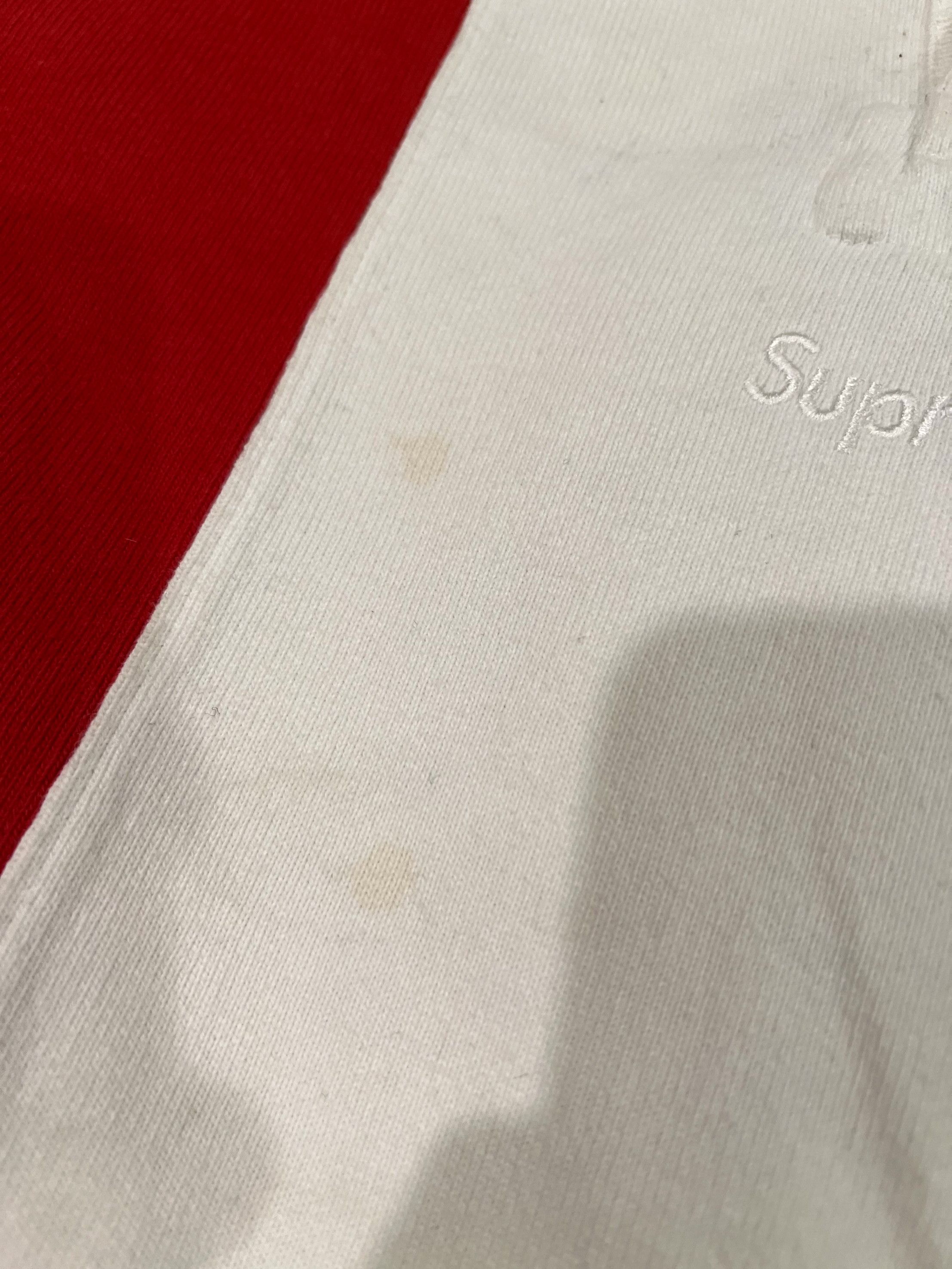 Supreme Split Box Logo Red White Green Rugby Polo Size US M / EU 48-50 / 2 - 4 Thumbnail