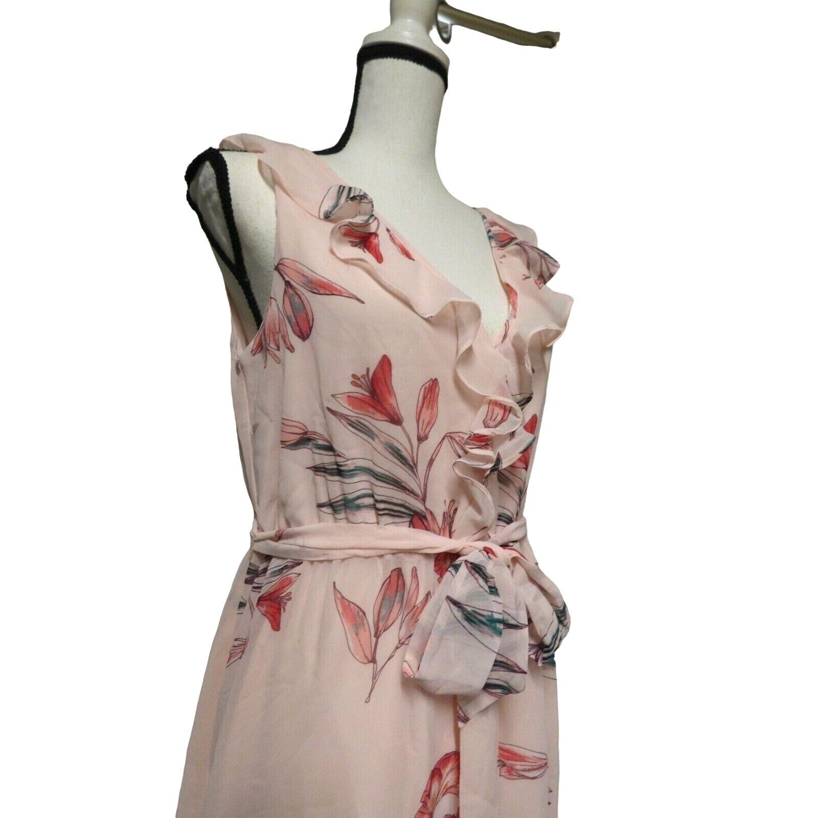 Other $129.00 RACHEL Rachel Roy Odele Ruffle Dress, Size L, Pink Size L / US 10 / IT 46 - 4 Thumbnail