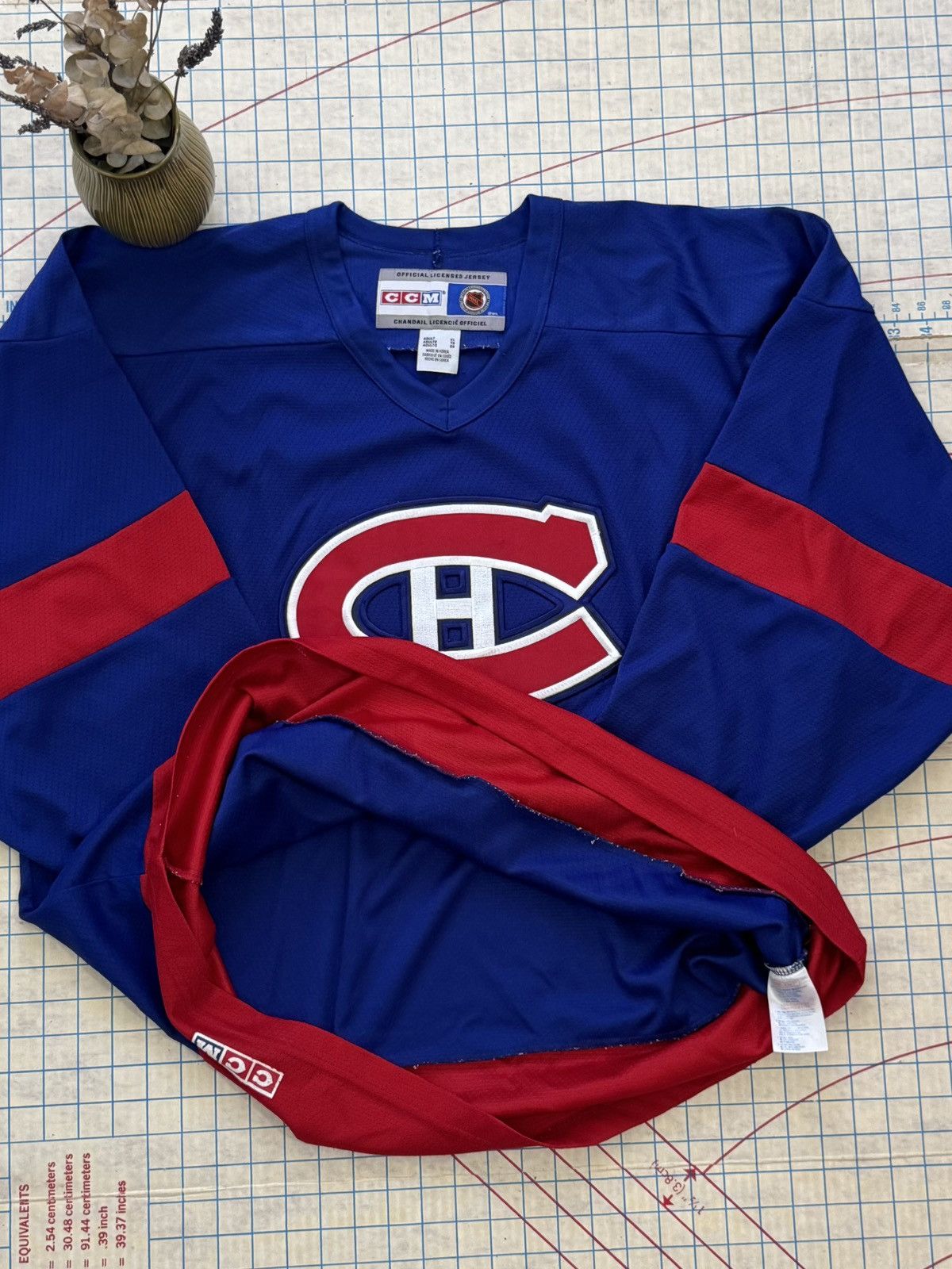 Ccm CCM Montreal Canadians Retro HockeyJersey Blue Mens Size XL Size US XL / EU 56 / 4 - 9 Thumbnail
