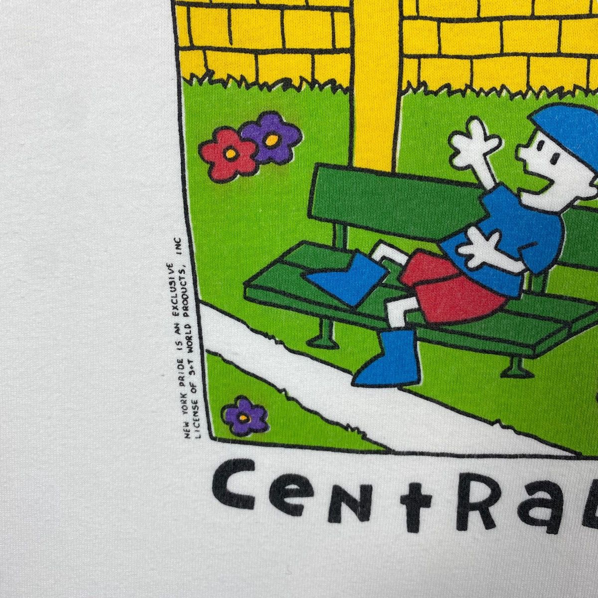 Vintage Vintage 90's NEW YORK CITY Central Park Graphic Tee Shirt Size US L / EU 52-54 / 3 - 3 Thumbnail