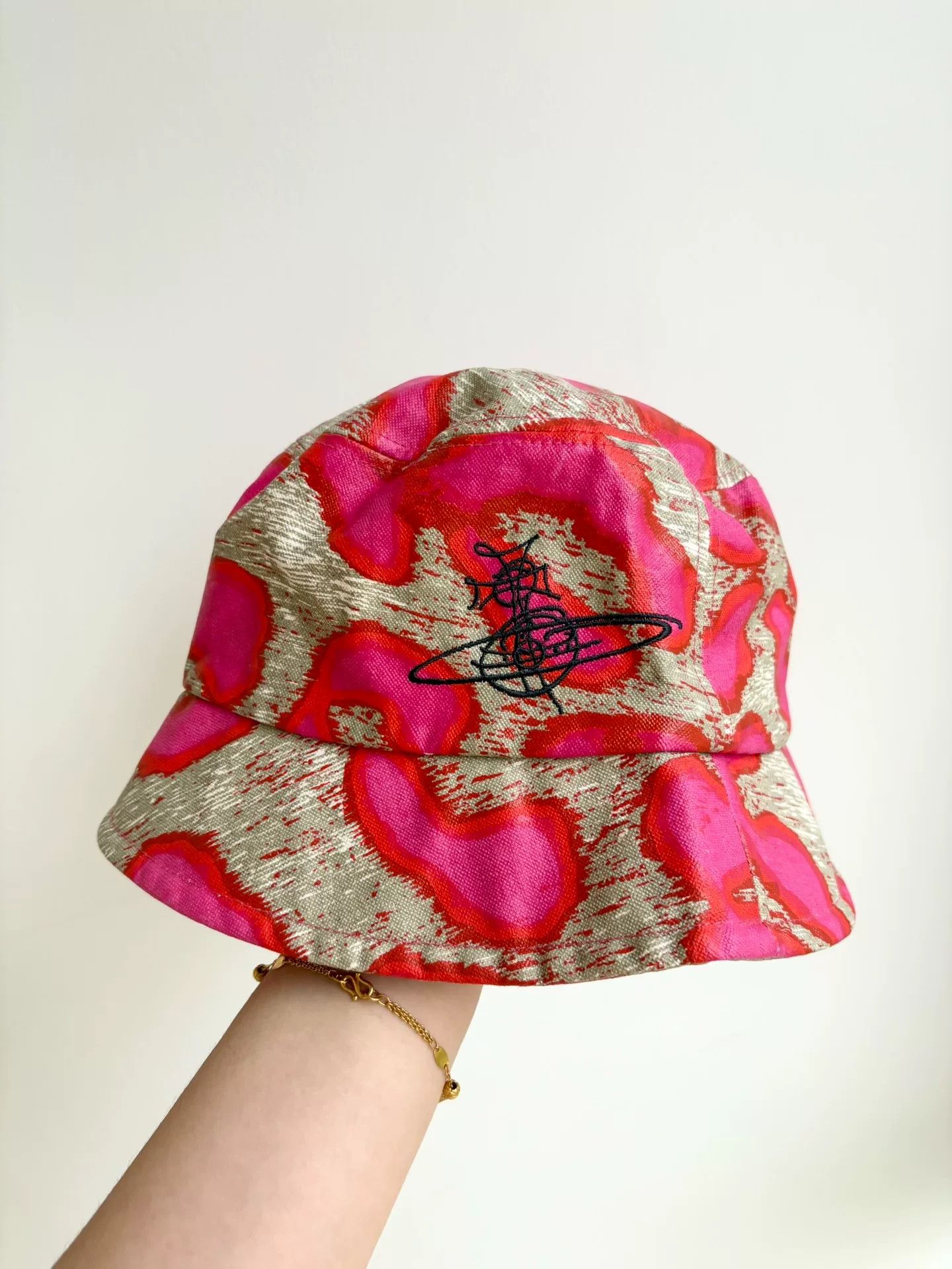 Vivienne Westwood vivienne westwood pink leopard print bucket hat Size ONE SIZE - 1 Thumbnail