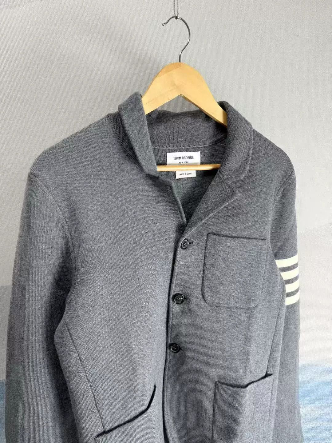 Thom Browne thom browne gray wool multi-pocket coat. Size US M / EU 48-50 / 2 - 2 Thumbnail