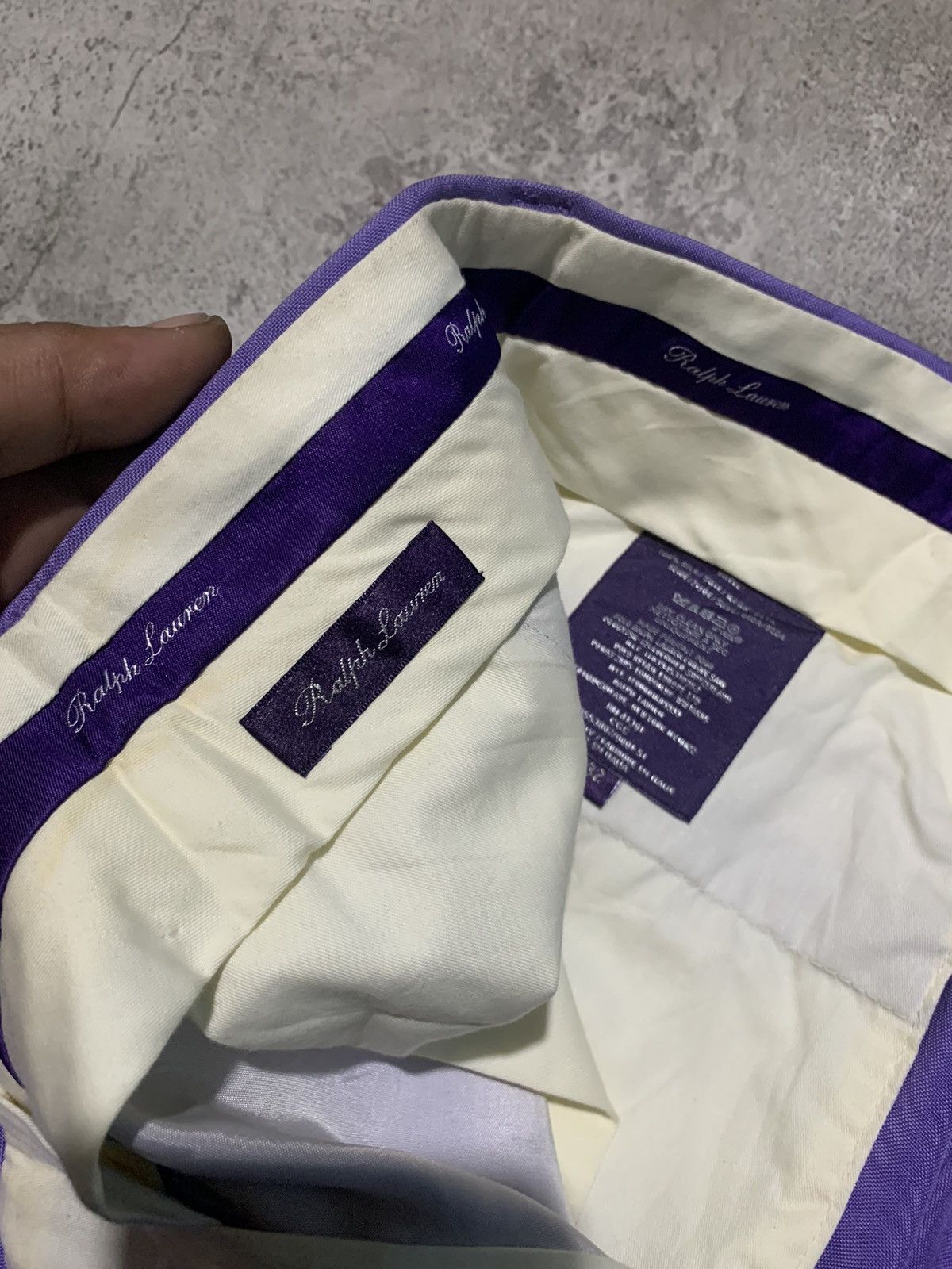 Ralph Lauren Purple Label Ralph Lauren Purple Label purple silk trouser NWT Size US 32 / EU 48 - 11 Thumbnail