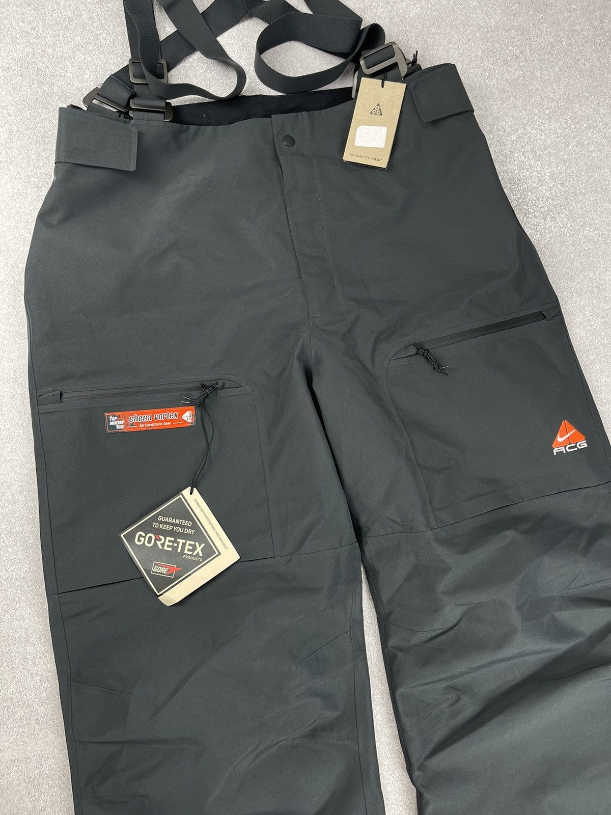 Nike ACG Nike ACG Gore-Tex Chena Vortex Storm-Fit ADV Bibs Size XL Size US 36 / EU 52 - 3 Thumbnail