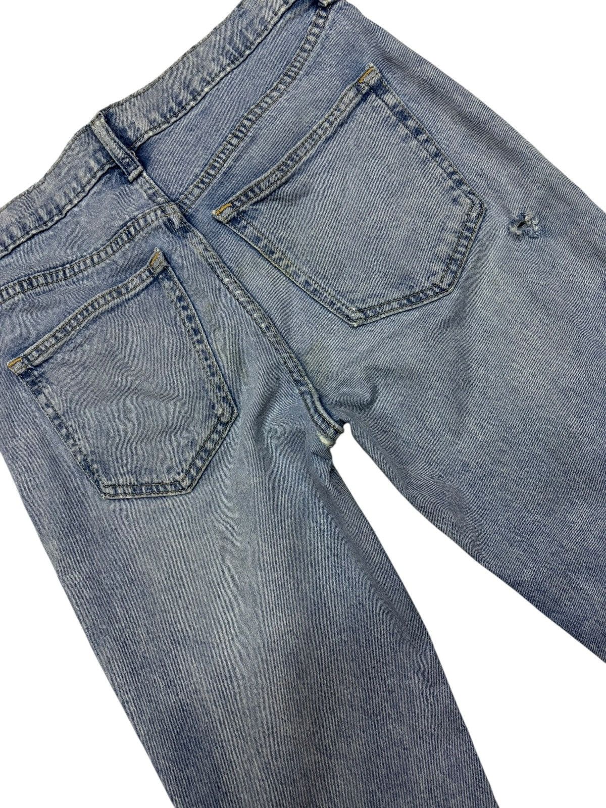 Gap 90s Vtg GAP Flared Blue Washed Bush Jeans Size US 28 / EU 44 - 6 Thumbnail