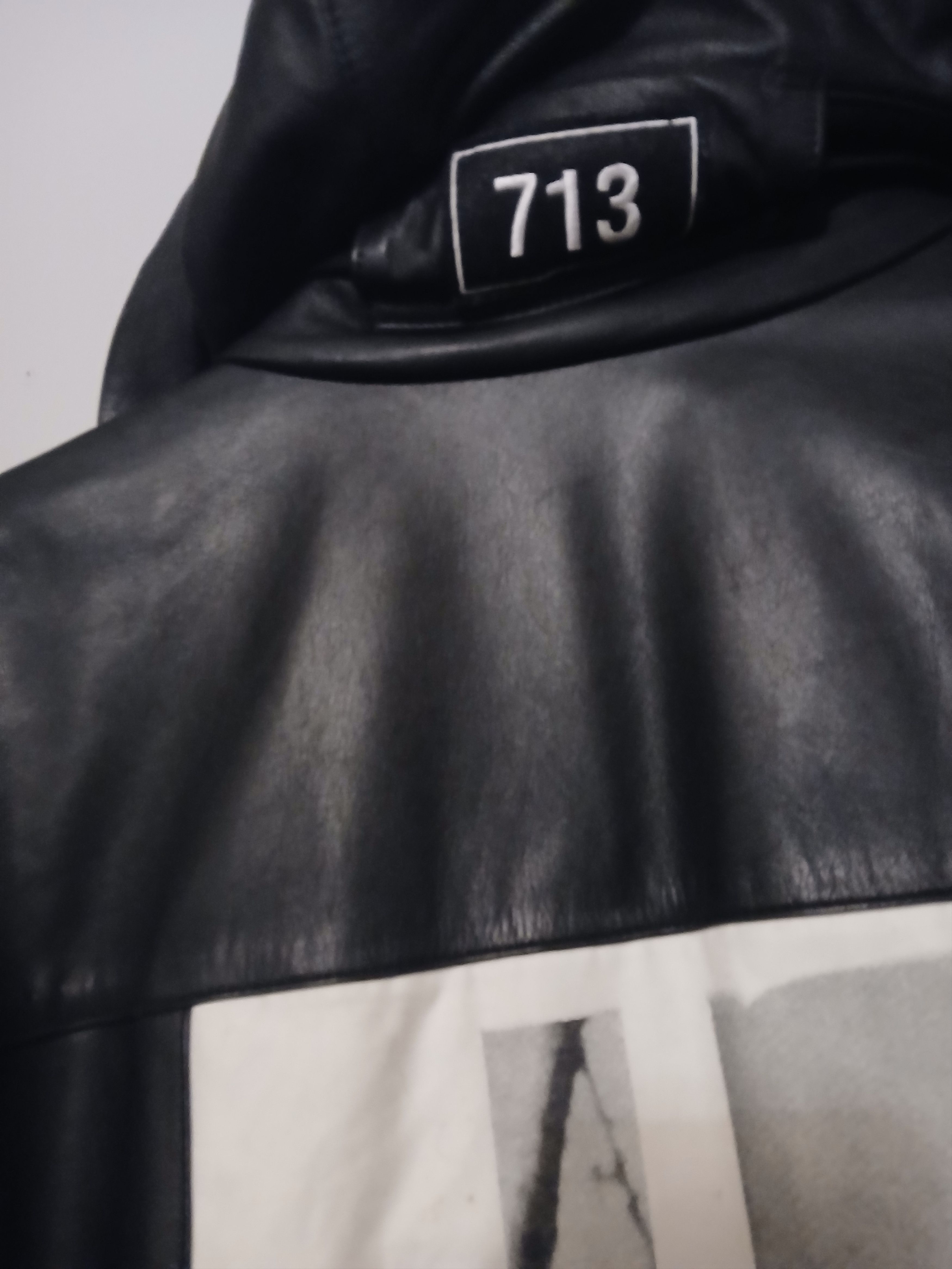 Helmut Lang × Travis Scott Travis Scott X Helmut Lang Leather Jacket Hooded Size US L / EU 52-54 / 3 - 5 Thumbnail