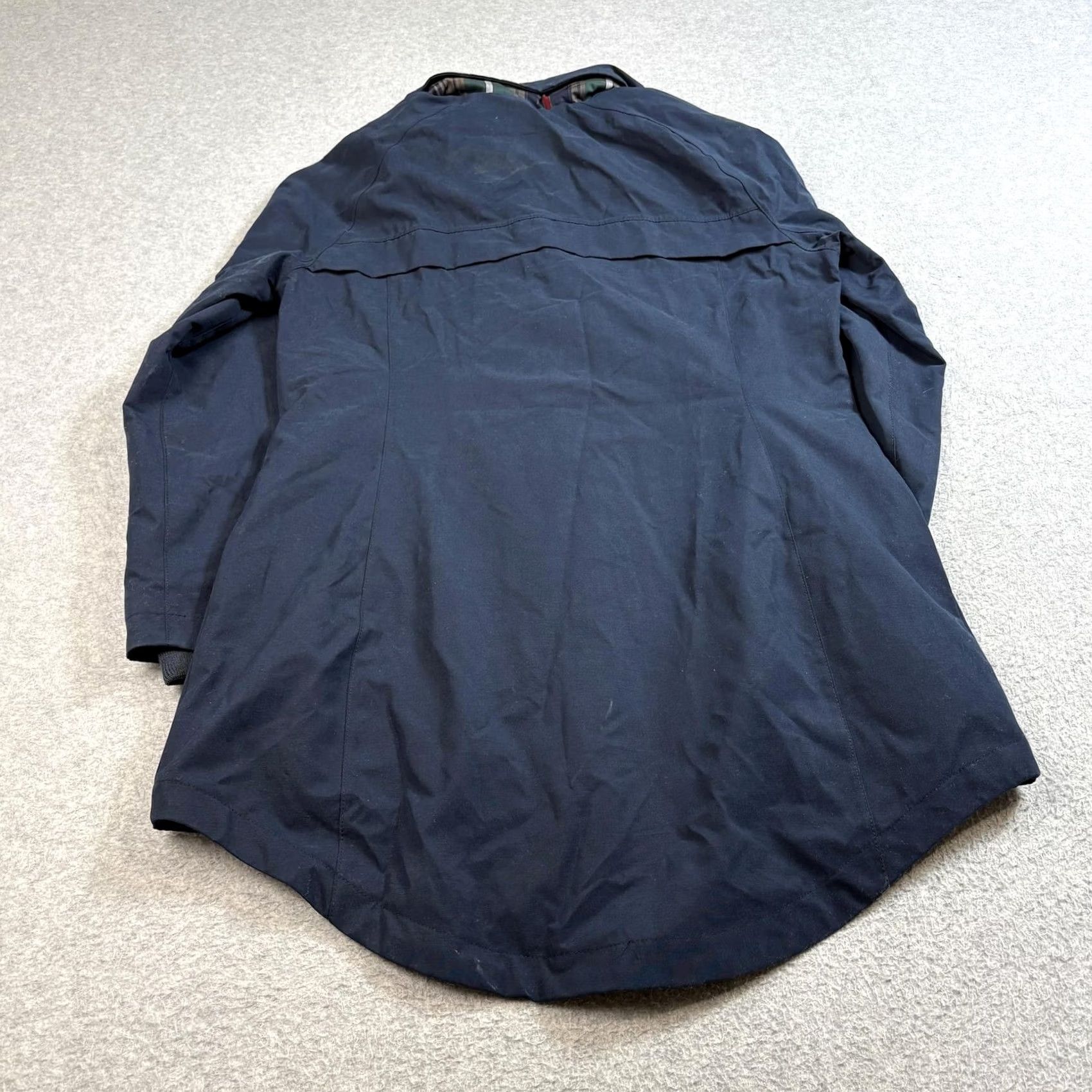 Pendleton Pendleton Jacket Mens Small Navy Blue Seam Seal Waterproof Parka Plaid Lined Hooded Vintage No Size US S / EU 44-46 / 1 - 2 Thumbnail