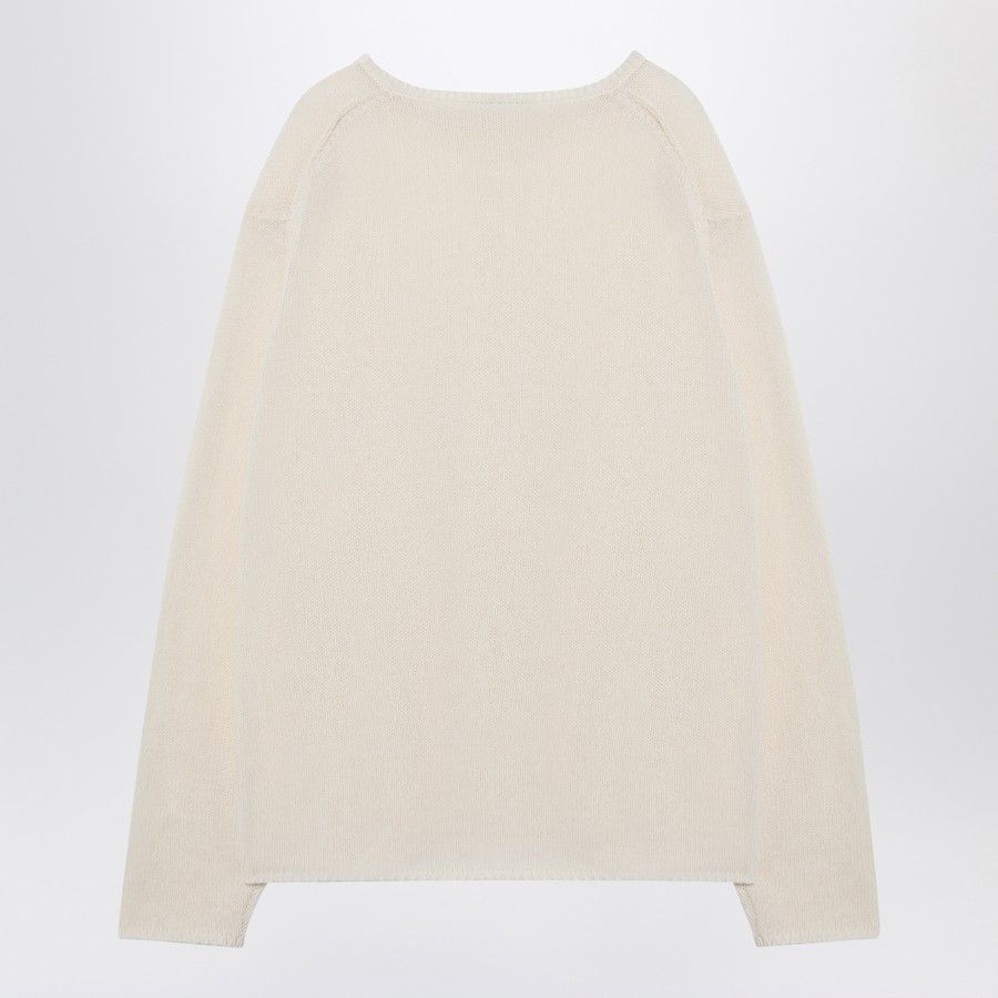 Auralee o1d2blof0725 Cashmere Sweater in Ivory Size US L / EU 52-54 / 3 - 2 Thumbnail