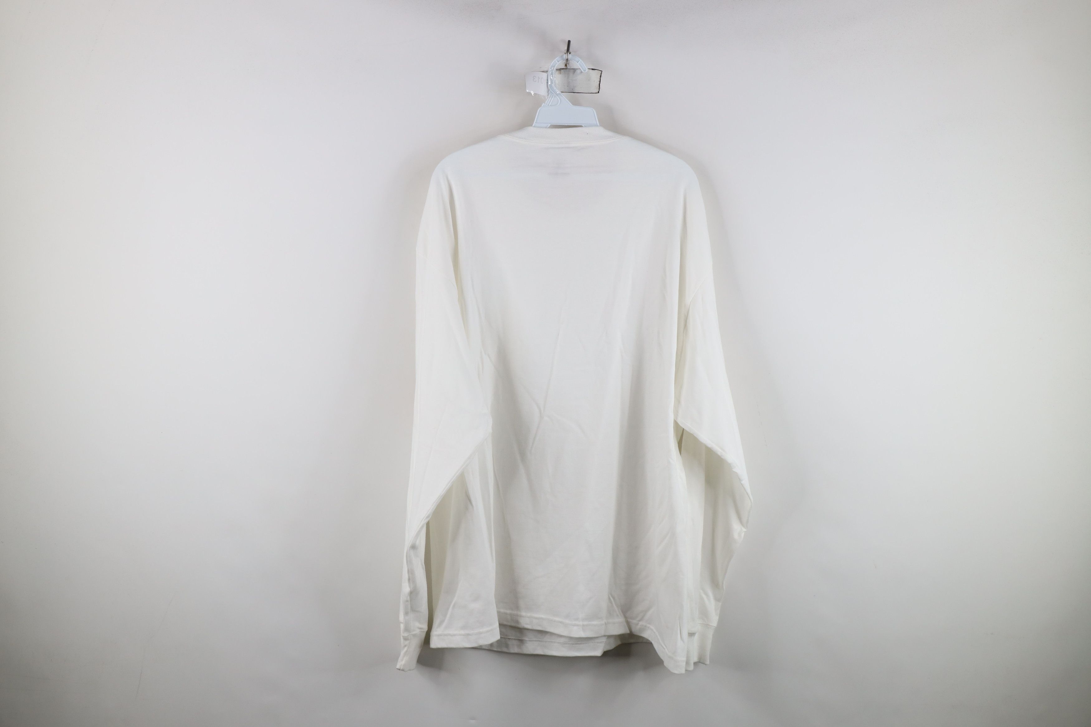 Hanes Vintage Hanes Beefy Heavyweight Long Sleeve T-Shirt White Size US XL / EU 56 / 4 - 12 Thumbnail
