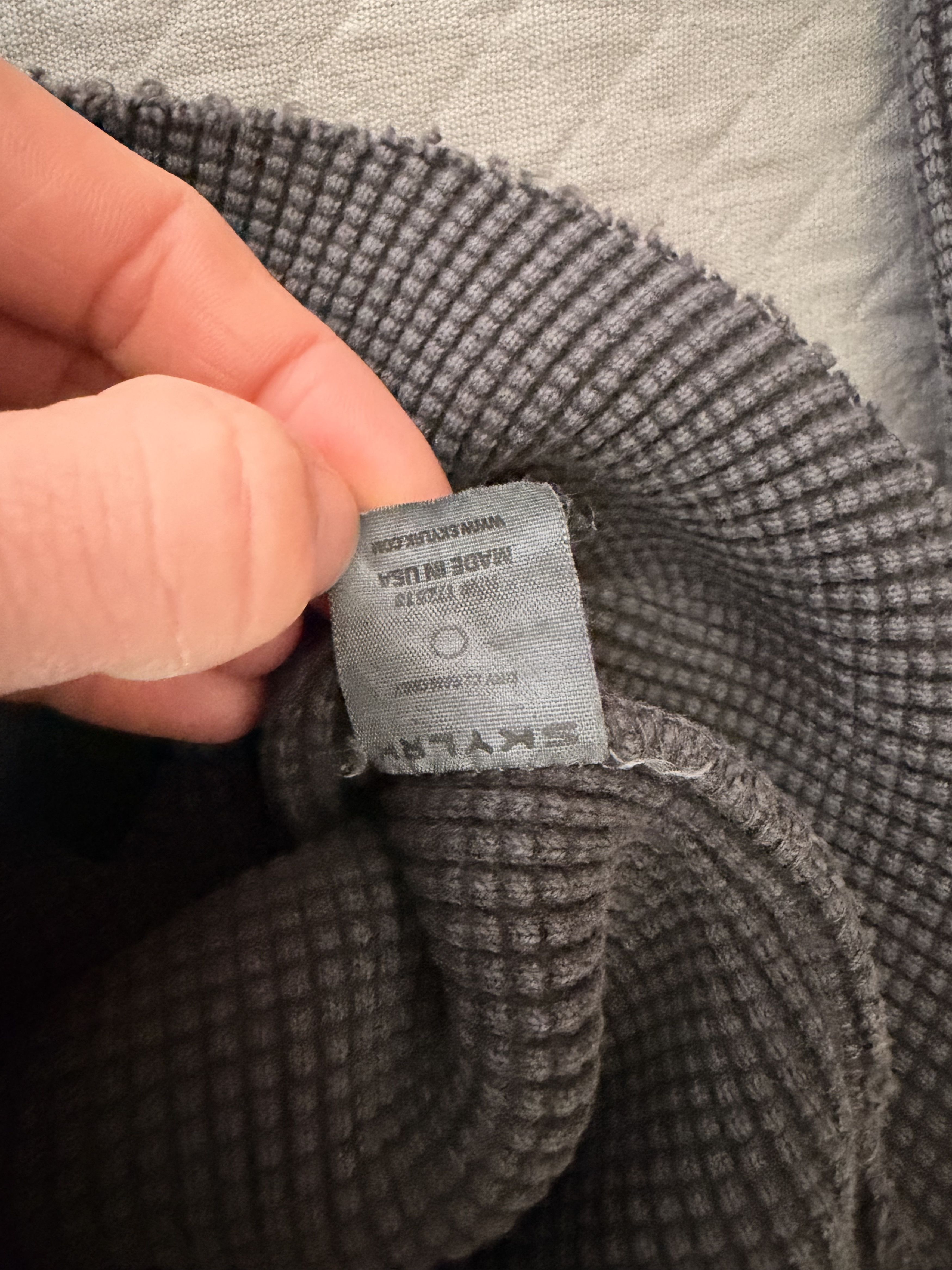 SKYLRK SKYLRK Waffle Mock Neck LS SMUDGE - Small Size US S / EU 44-46 / 1 - 8 Thumbnail