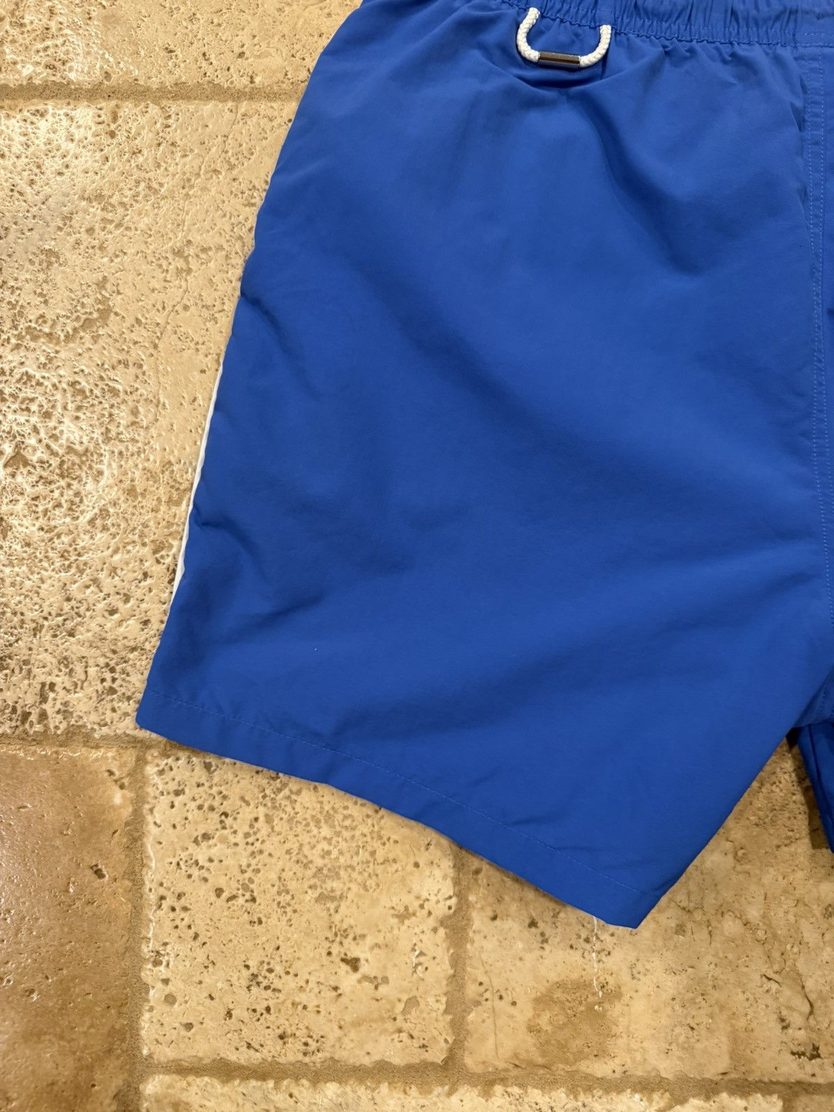 Celine Celine x Hedi FW23 Royal Blue Swim Trunks Logo Print Shorts Size US 34 / EU 50 - 5 Thumbnail