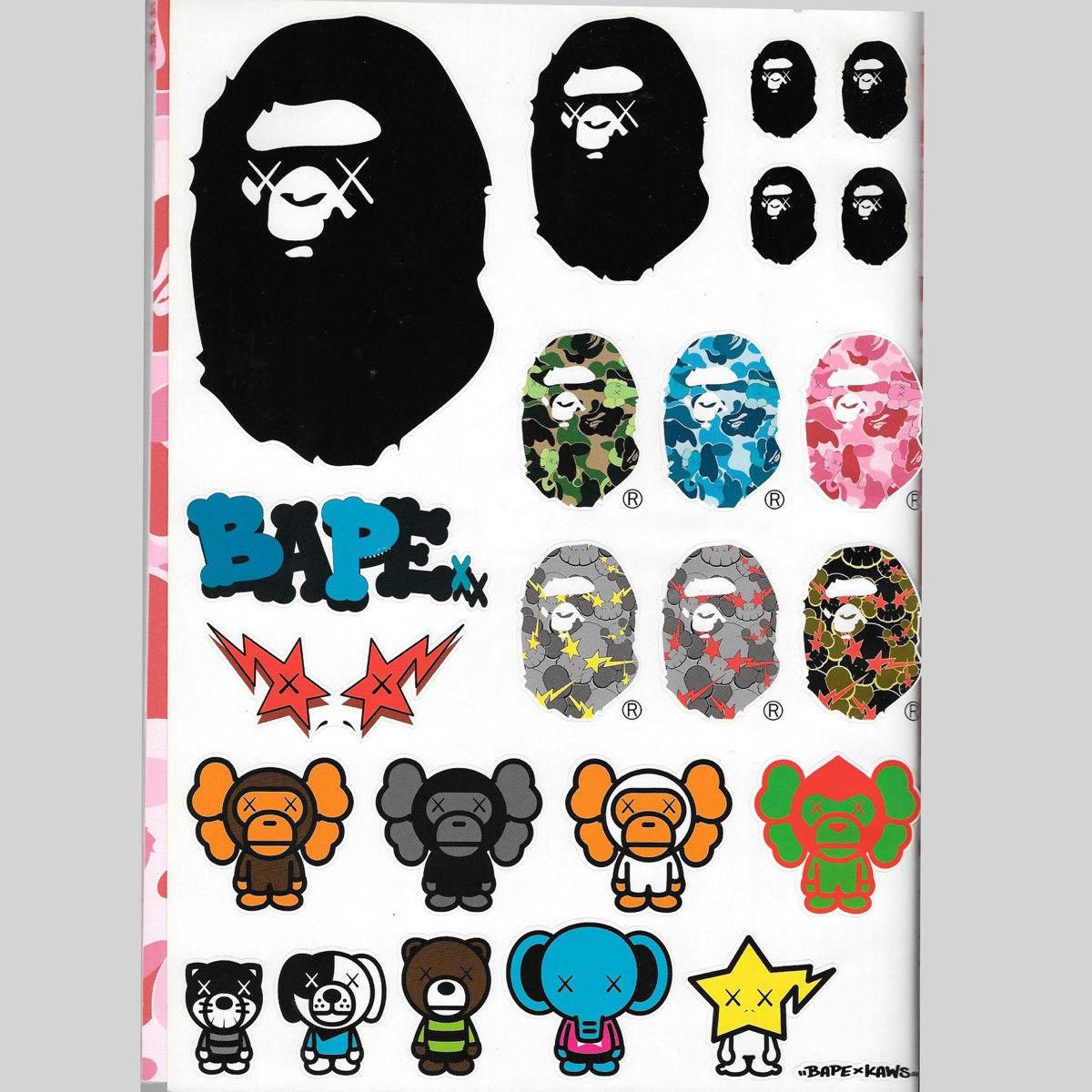Bape Bape Kaws Spring Summer 2005 Mook Magazine Size ONE SIZE - 2 Thumbnail