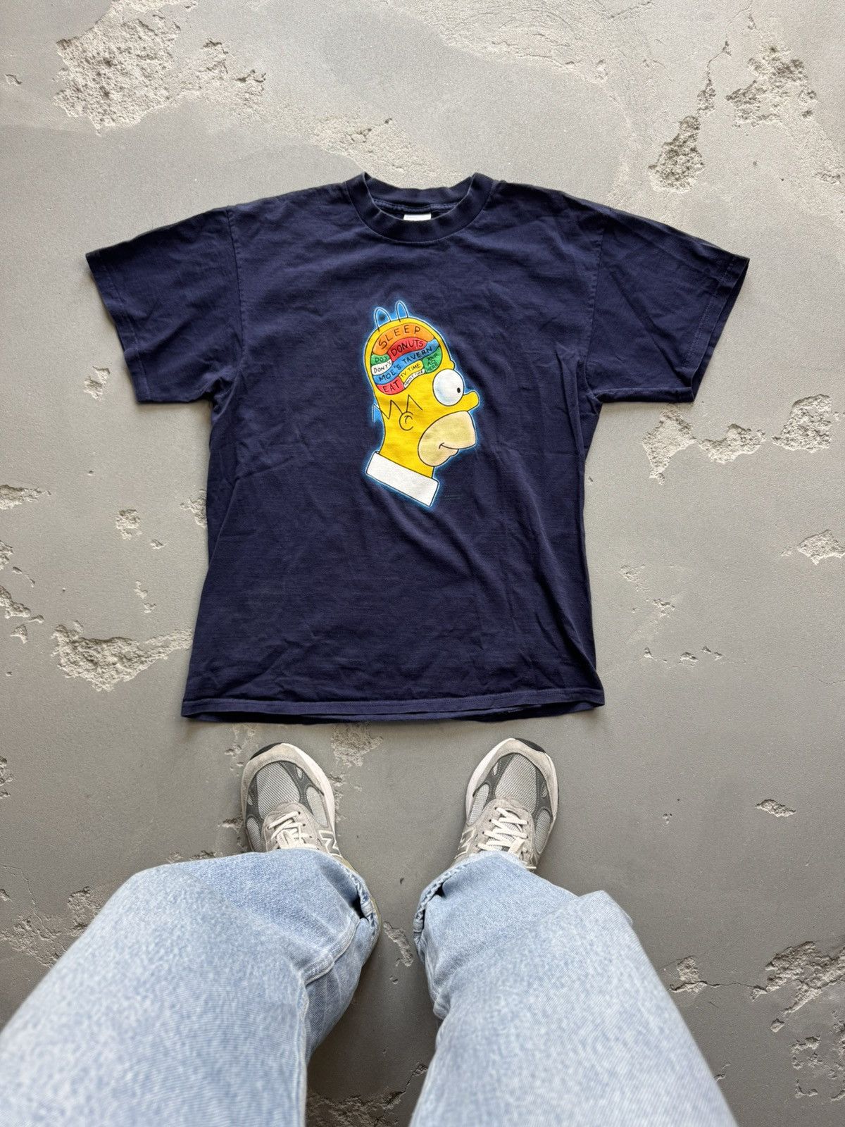Fruit Of The Loom Vintage 2001 Homer Simpsons T Shirt Size US L / EU 52-54 / 3 - 1 Thumbnail