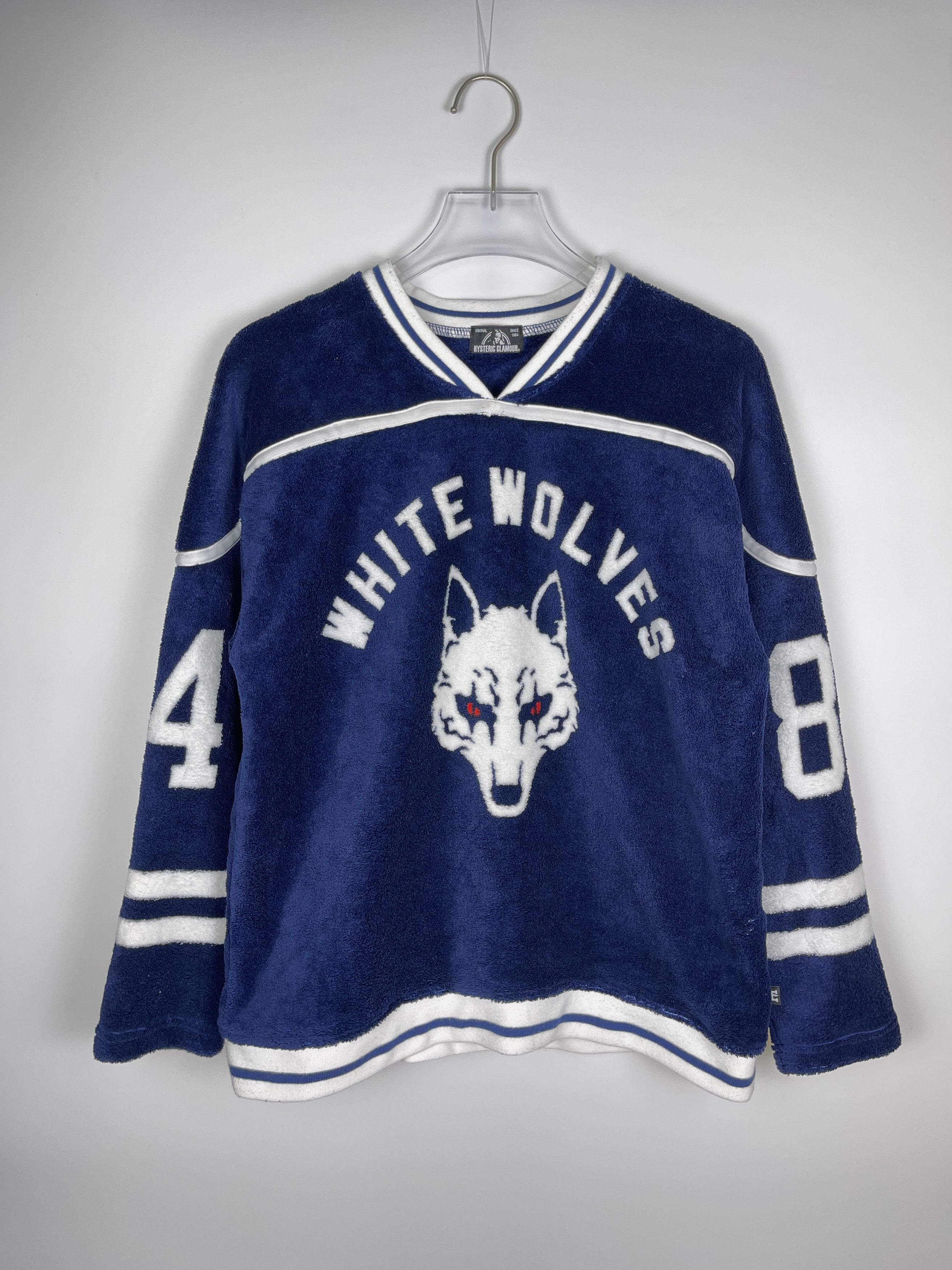 Hysteric Glamour HYSTERIC GLAMOUR White Wolves Hockey Long Sleeves Size US L / EU 52-54 / 3 - 1 Thumbnail