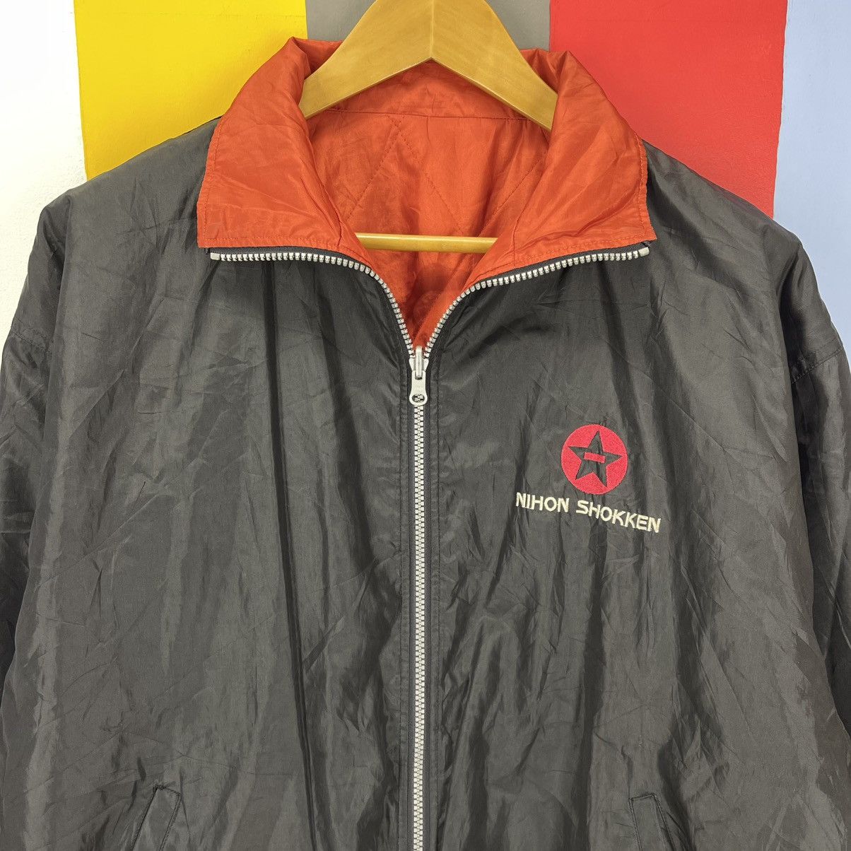 Japanese Brand NIHON SHOKKEN Zipper Jacket #2046/14 Size US L / EU 52-54 / 3 - 2 Thumbnail