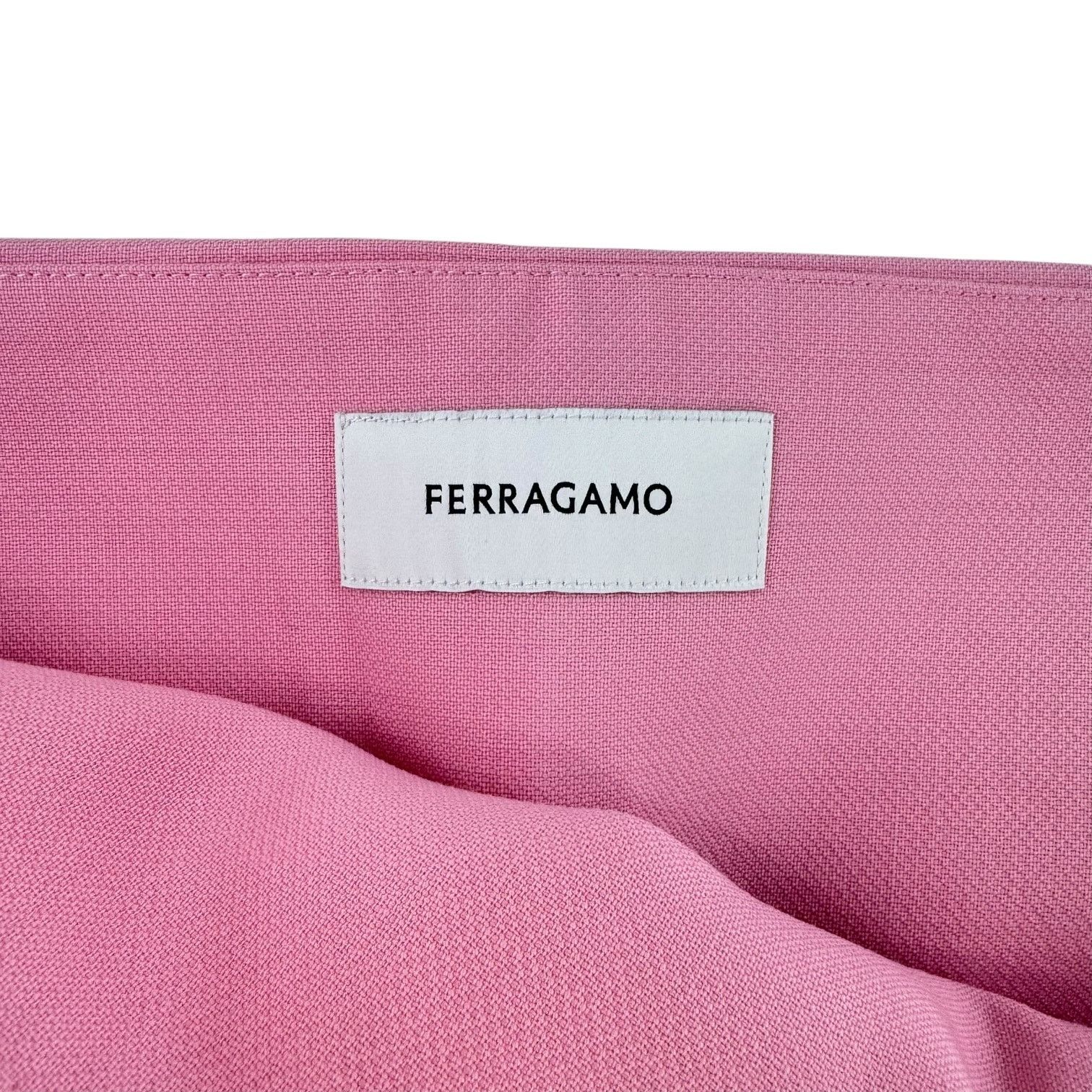 Salvatore Ferragamo Ferragamo Pink Mini Skirt Size 32" / US 10 / IT 46 - 7 Thumbnail