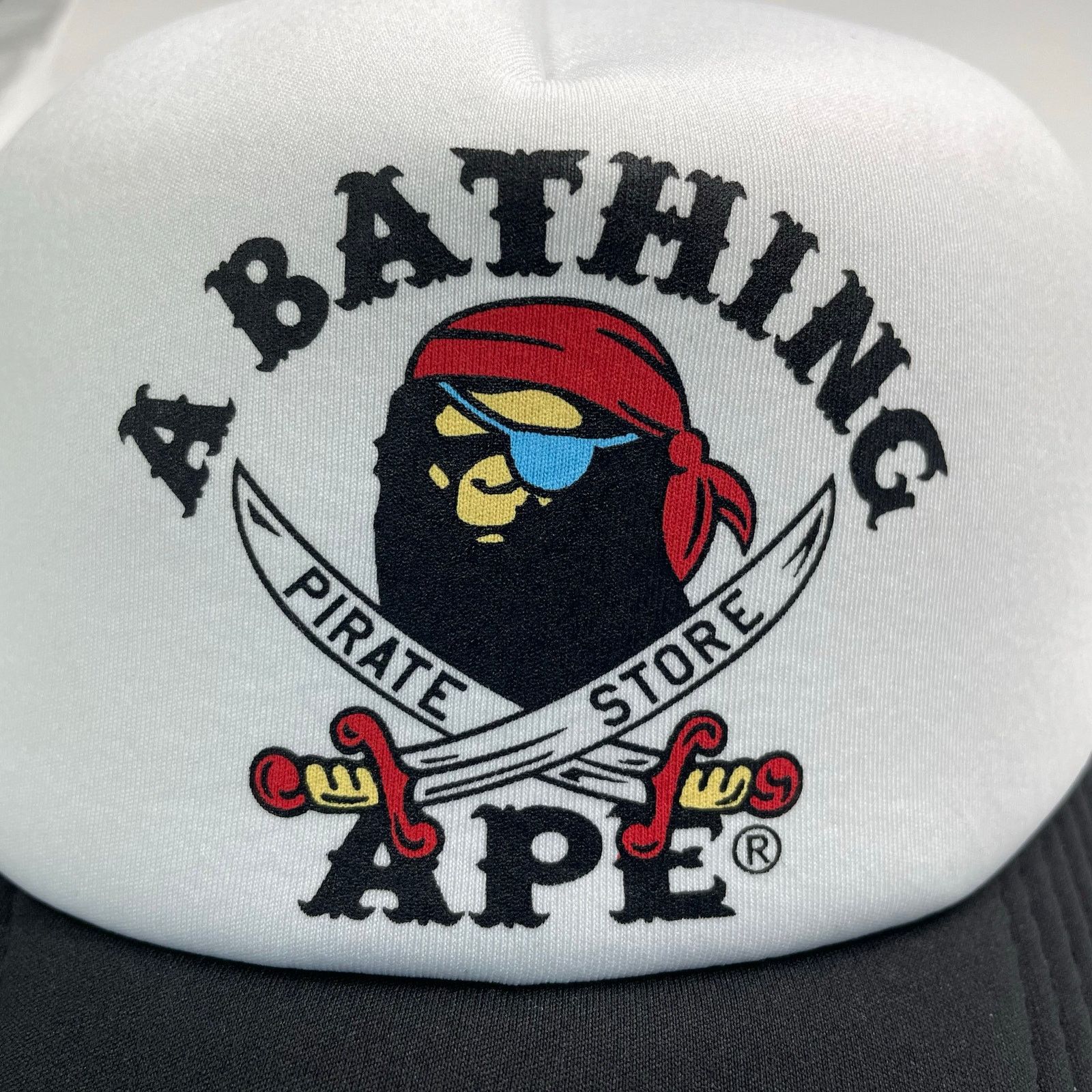Bape BAPE Pirate Logo Trucker Hat Size ONE SIZE - 3 Thumbnail