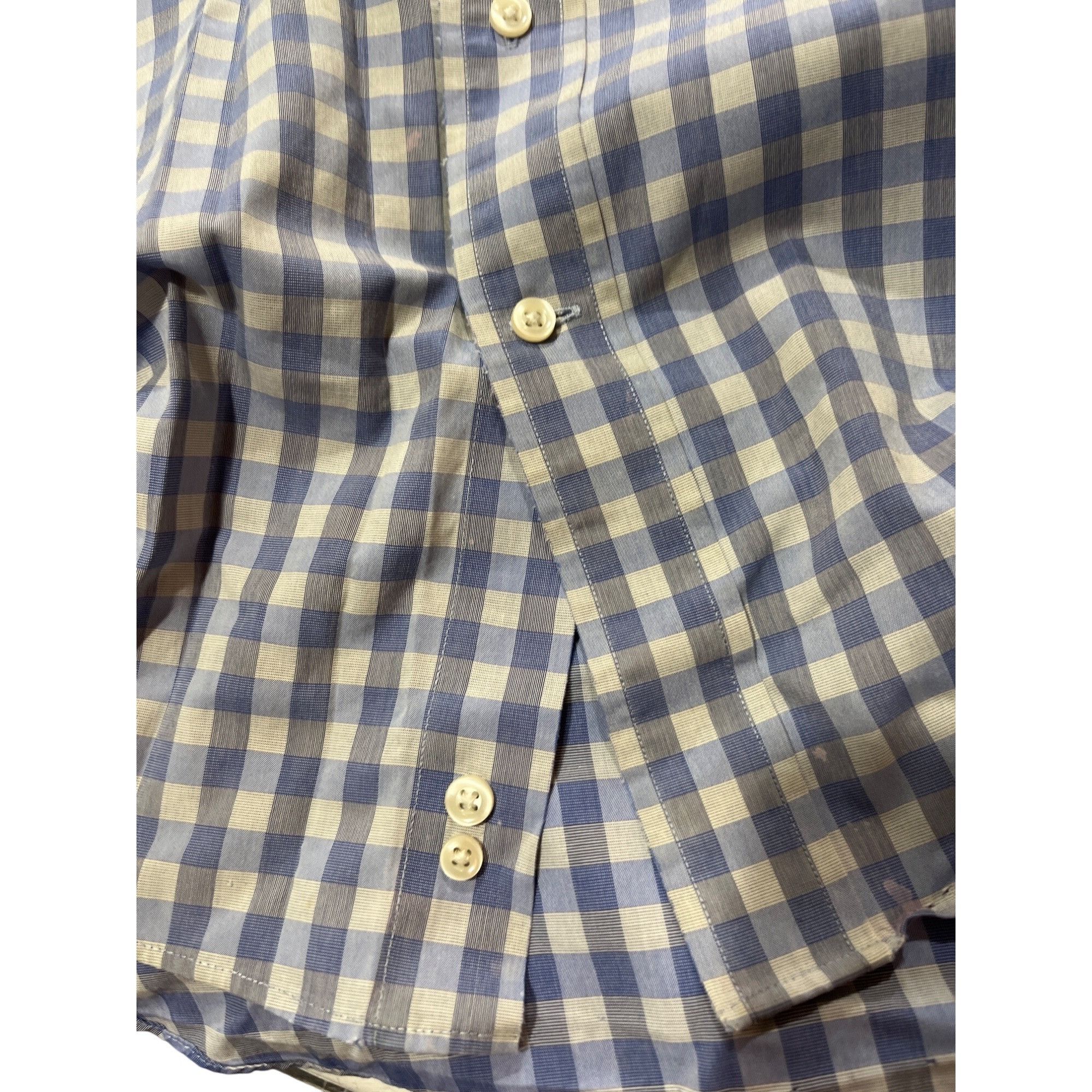 Other Kirkland Signature Tailored Fit Non-Iron Blue/White Checker Size US XL / EU 56 / 4 - 7 Thumbnail