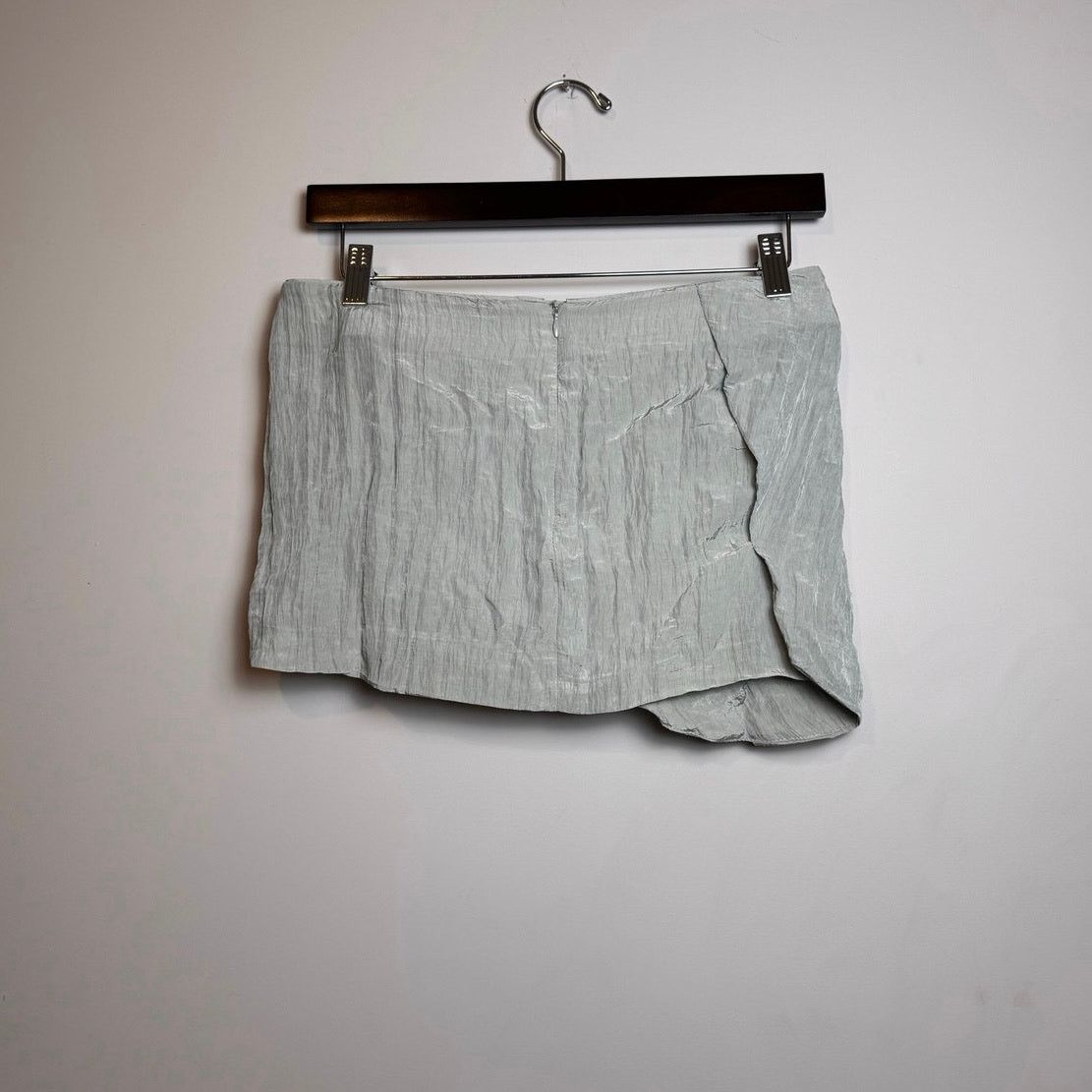 SSENSE OPEN YY Crinkled Gather Mini Skirt - Size S Size 26" / US 2 / IT 38 - 5 Thumbnail