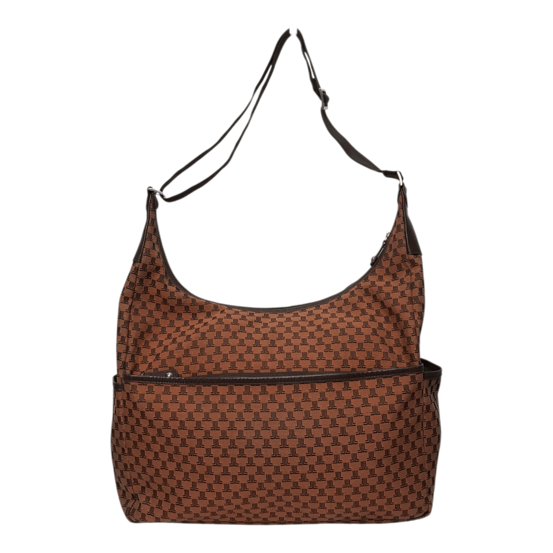 Lanvin Lanvin Monogram Hobo Canvas Sling Bag Size ONE SIZE - 3 Thumbnail
