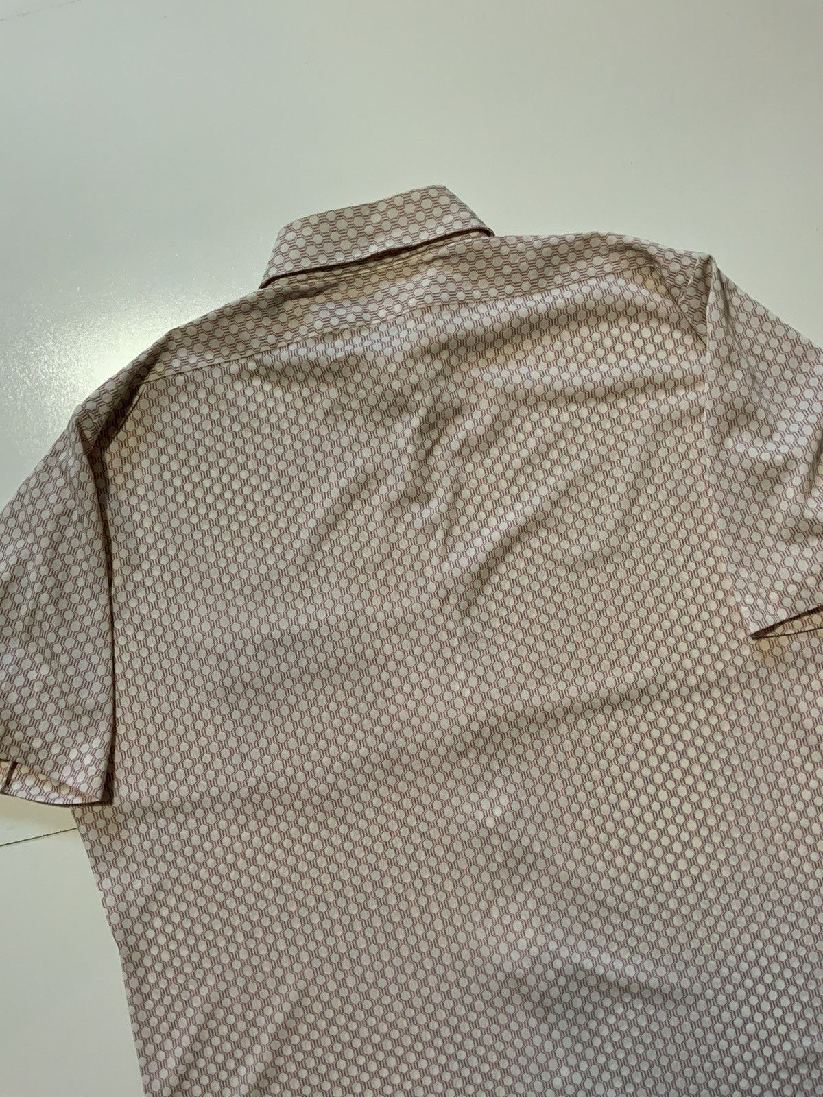 Vintage Vintage 60s 70s Norris Knit Pattern Disco Mod Button Shirt Size US M / EU 48-50 / 2 - 4 Thumbnail